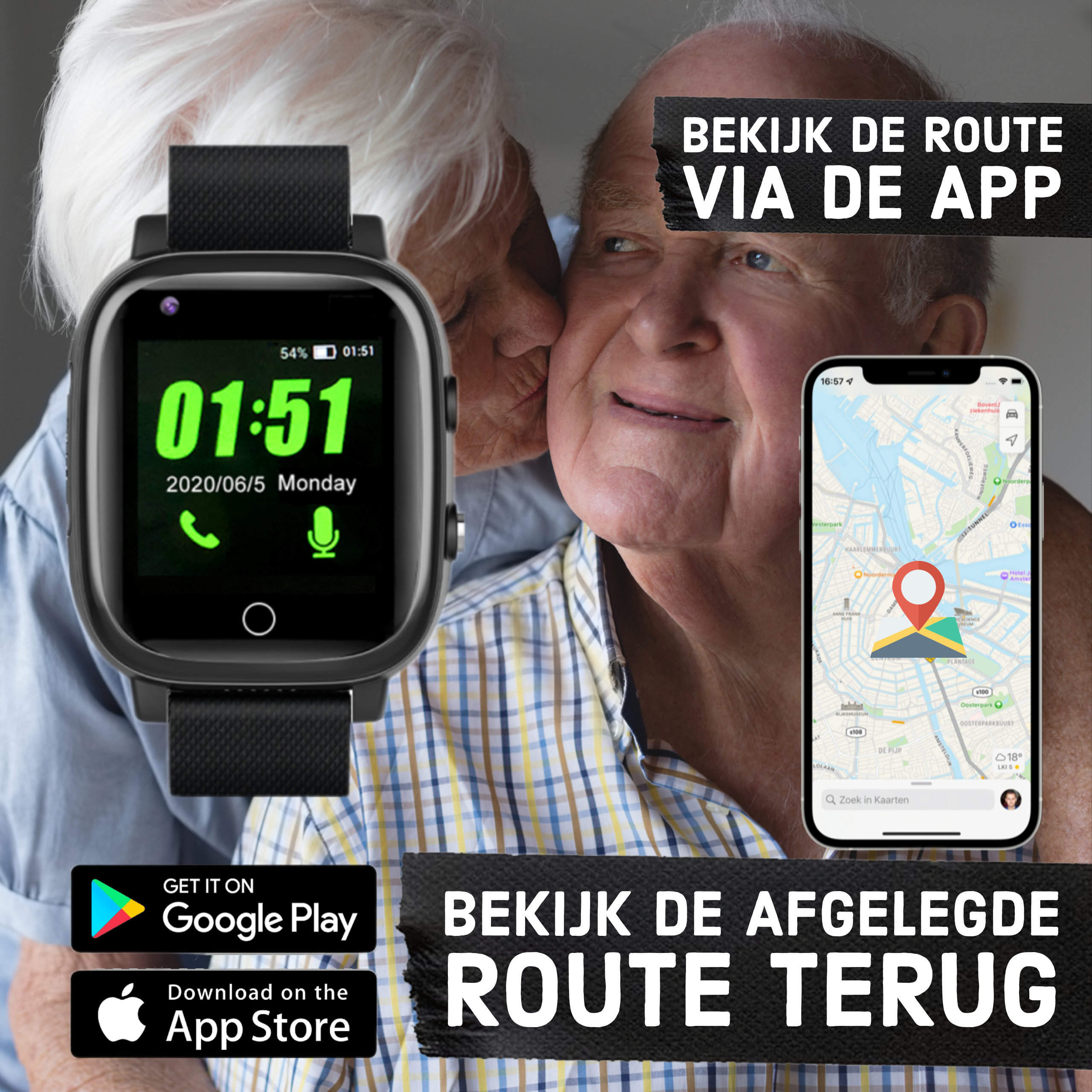 Wiesba WB5S senior Horloge