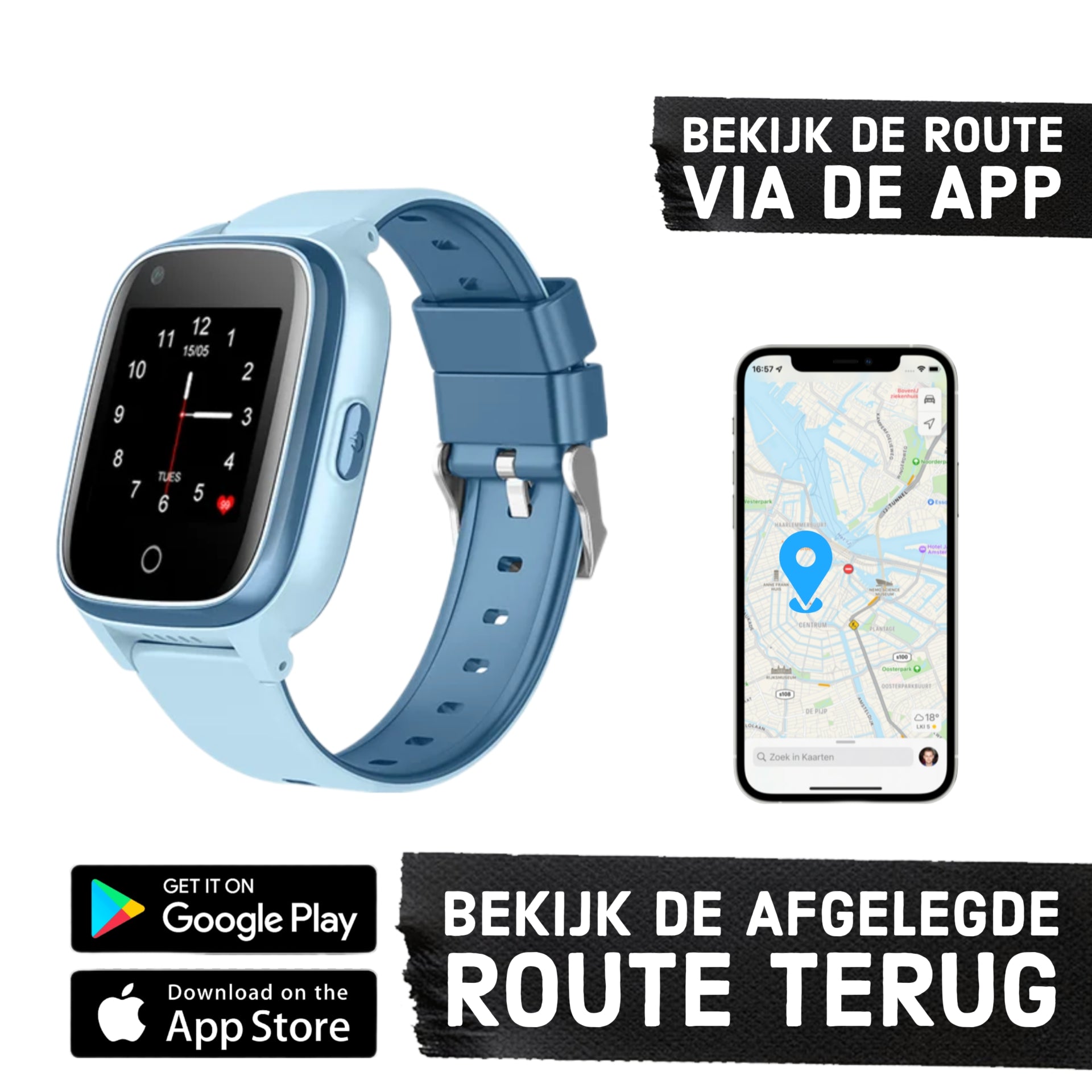 Wiesba WB32 GPS-Kinder-Smartwatch