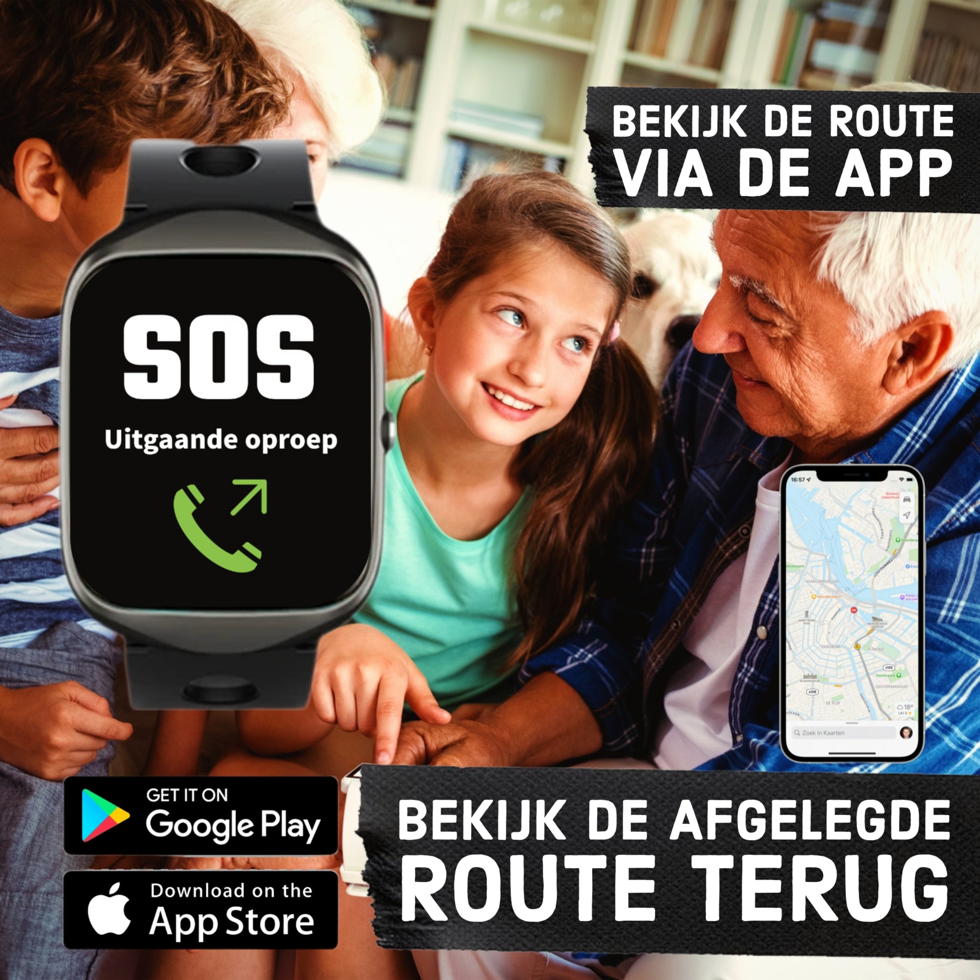Wiesba WB33S Senioren-Smartwatch