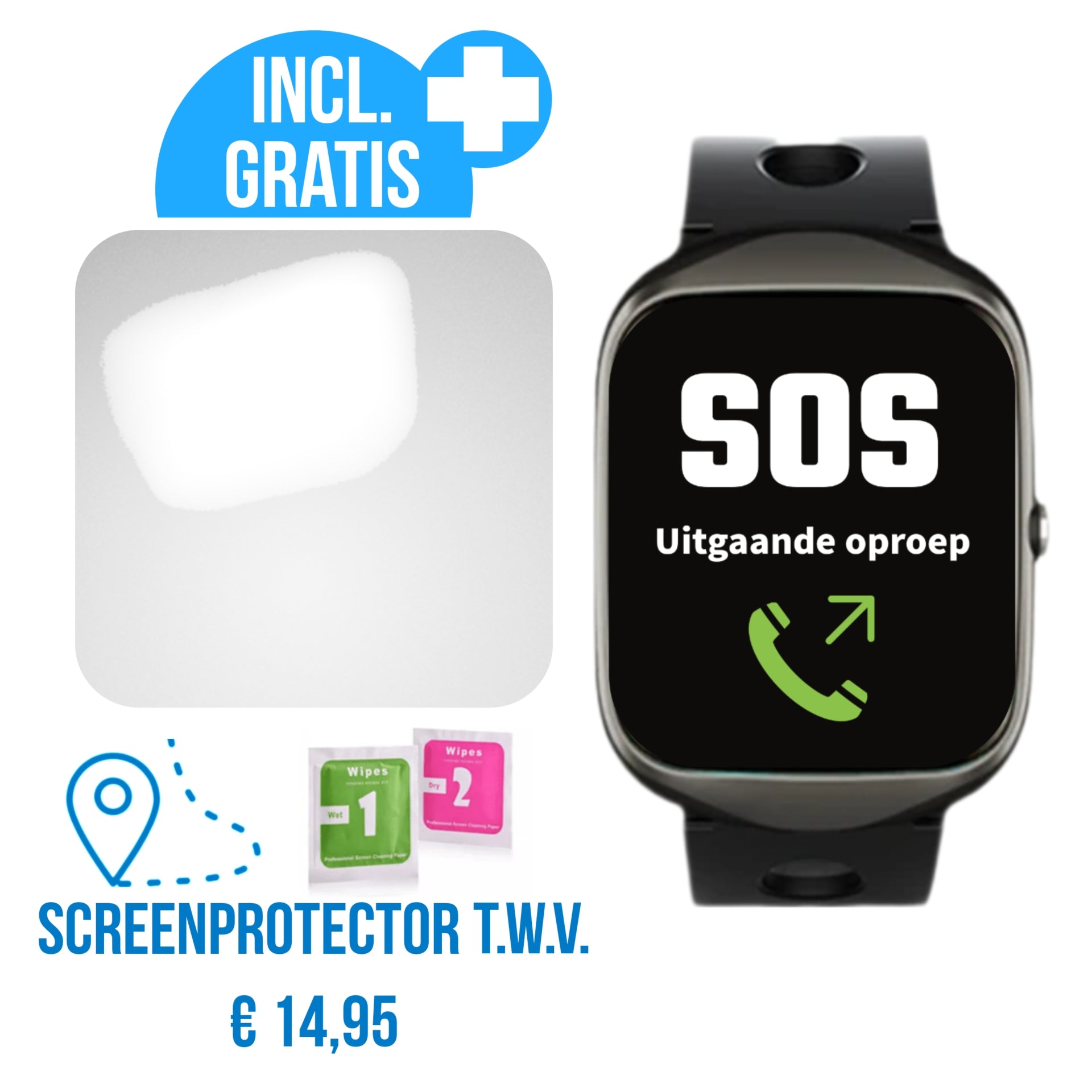 Wiesba WB33S Senioren-Smartwatch