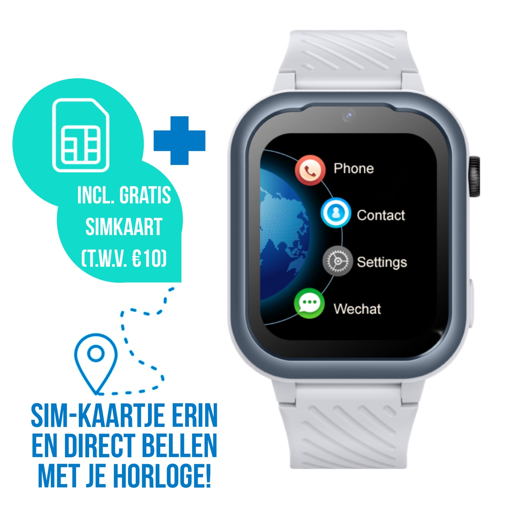 Montre intelligente pour enfants GPS Wiesba WB39