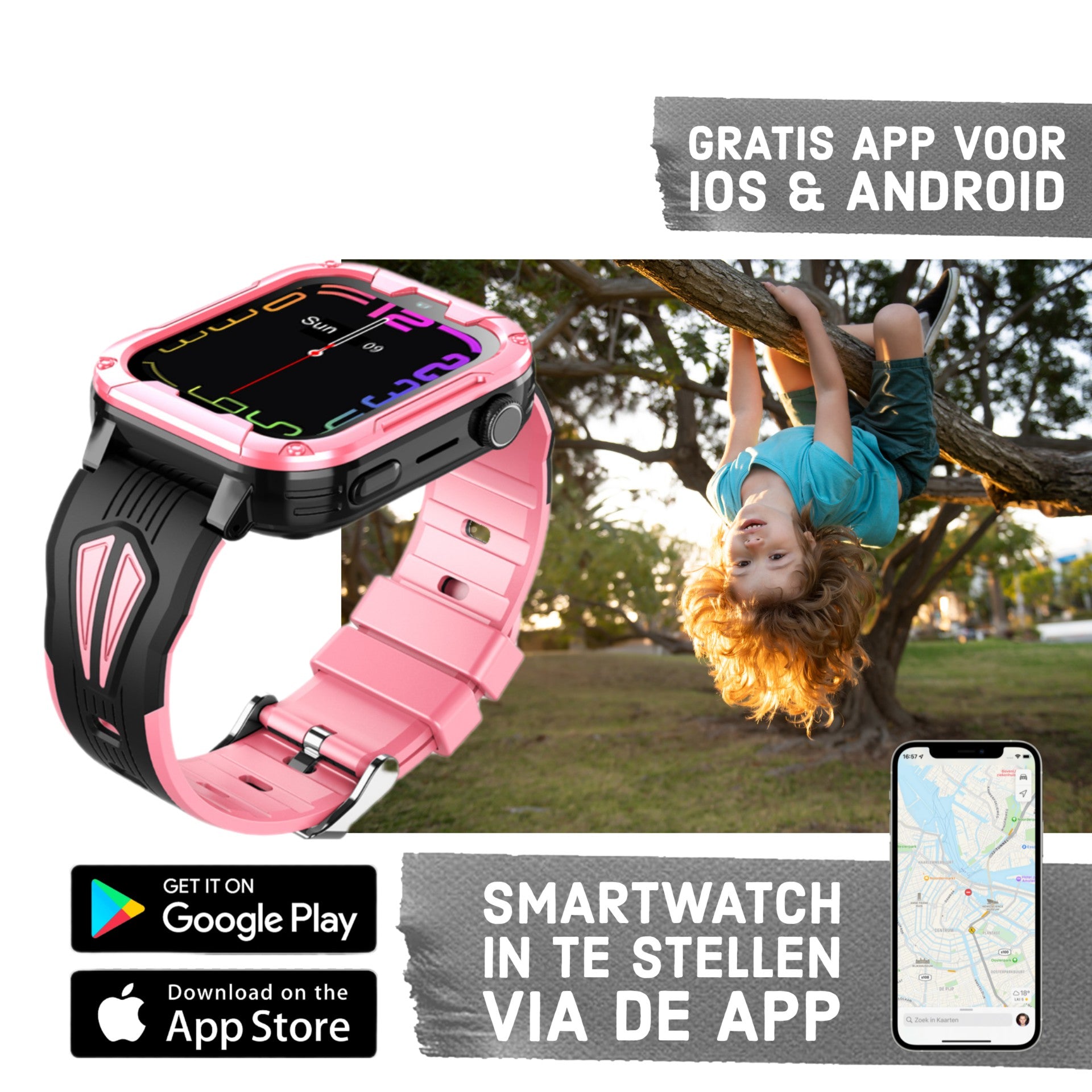 Montre intelligente pour enfants GPS Wiesba WB40
