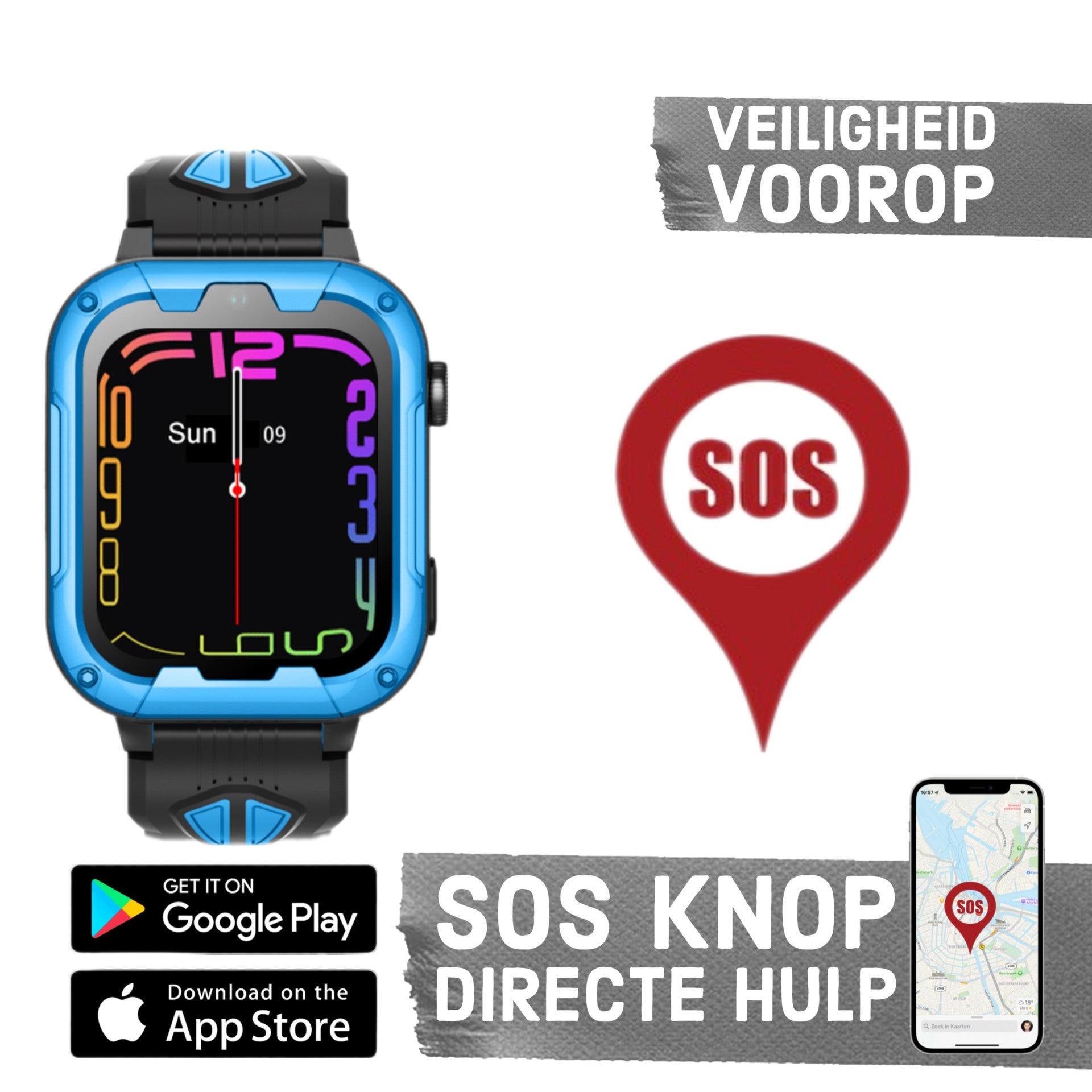 Montre intelligente pour enfants GPS Wiesba WB40
