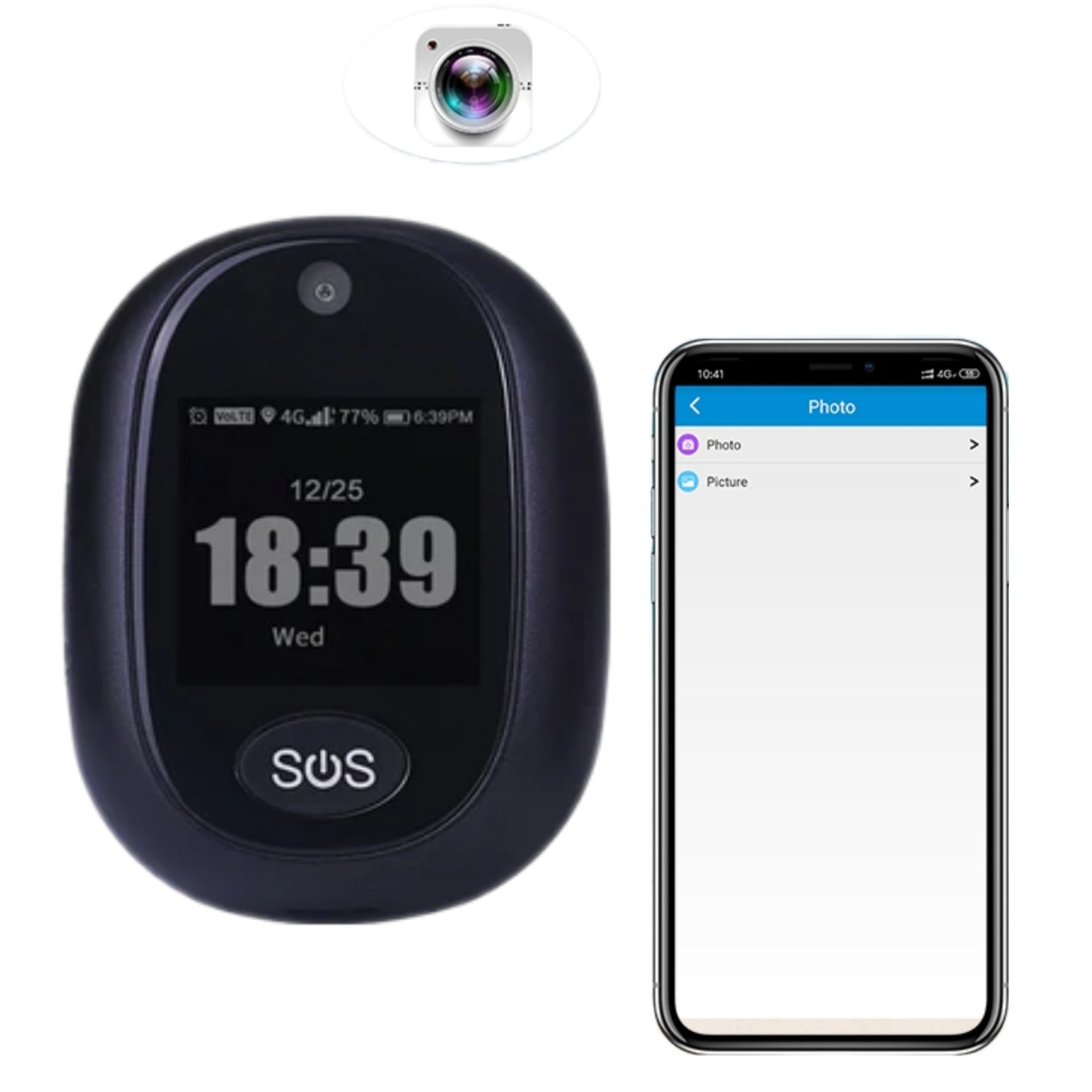 Bouton SOS senior Wiesba WB63S