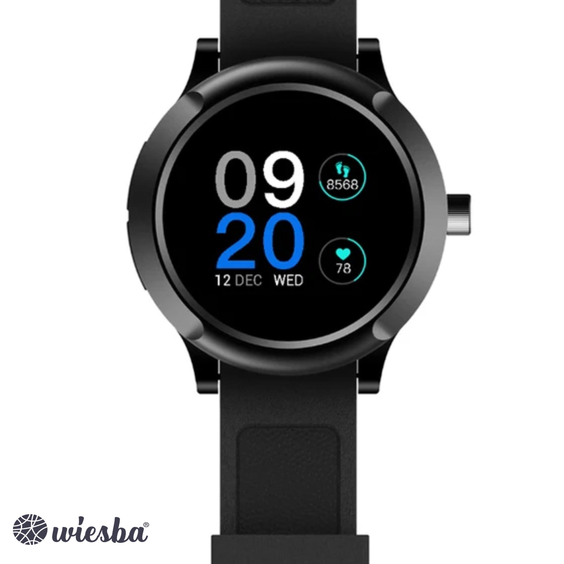 Wiesba WB57S - Montre GPS Senior - Montre Connectée pour Personnes Âgées - Alarmes Personnelles - Montre Alarme Personnes Âgées - Montre GPS Alzheimer - Détection de Chute