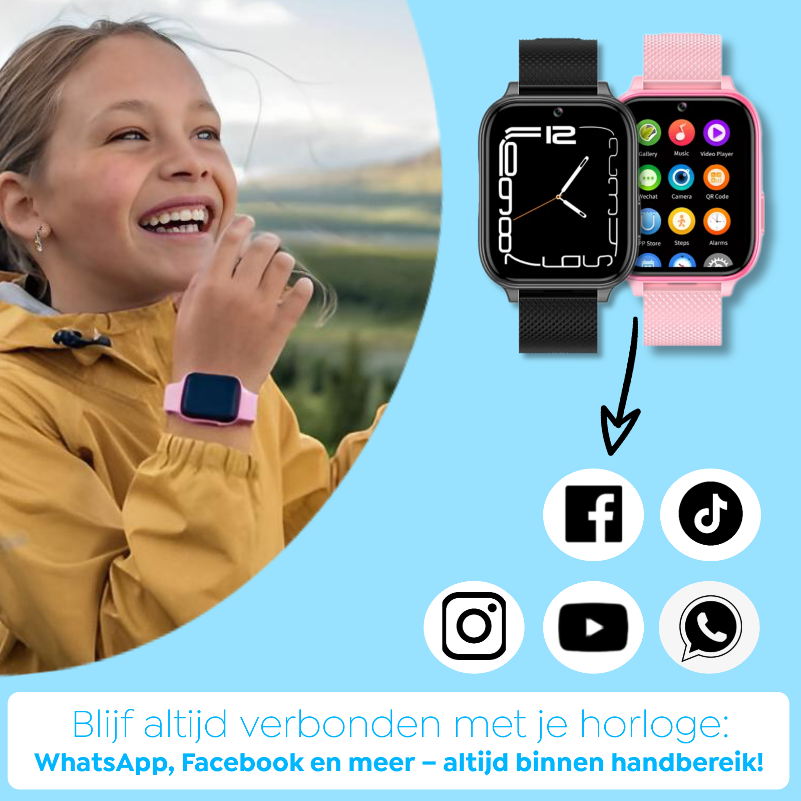 Wiesba WB5 gps kindersmartwatch