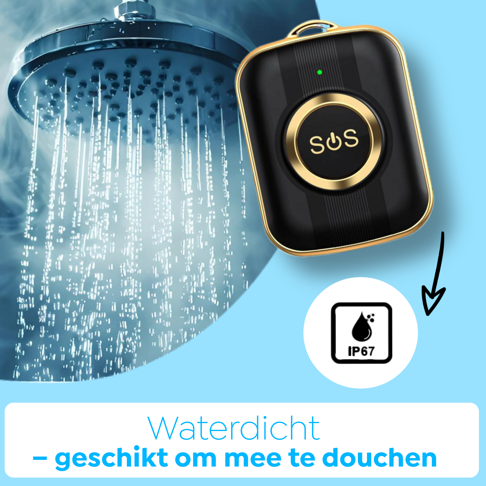 Wiesba WB77S senior SOS-knop