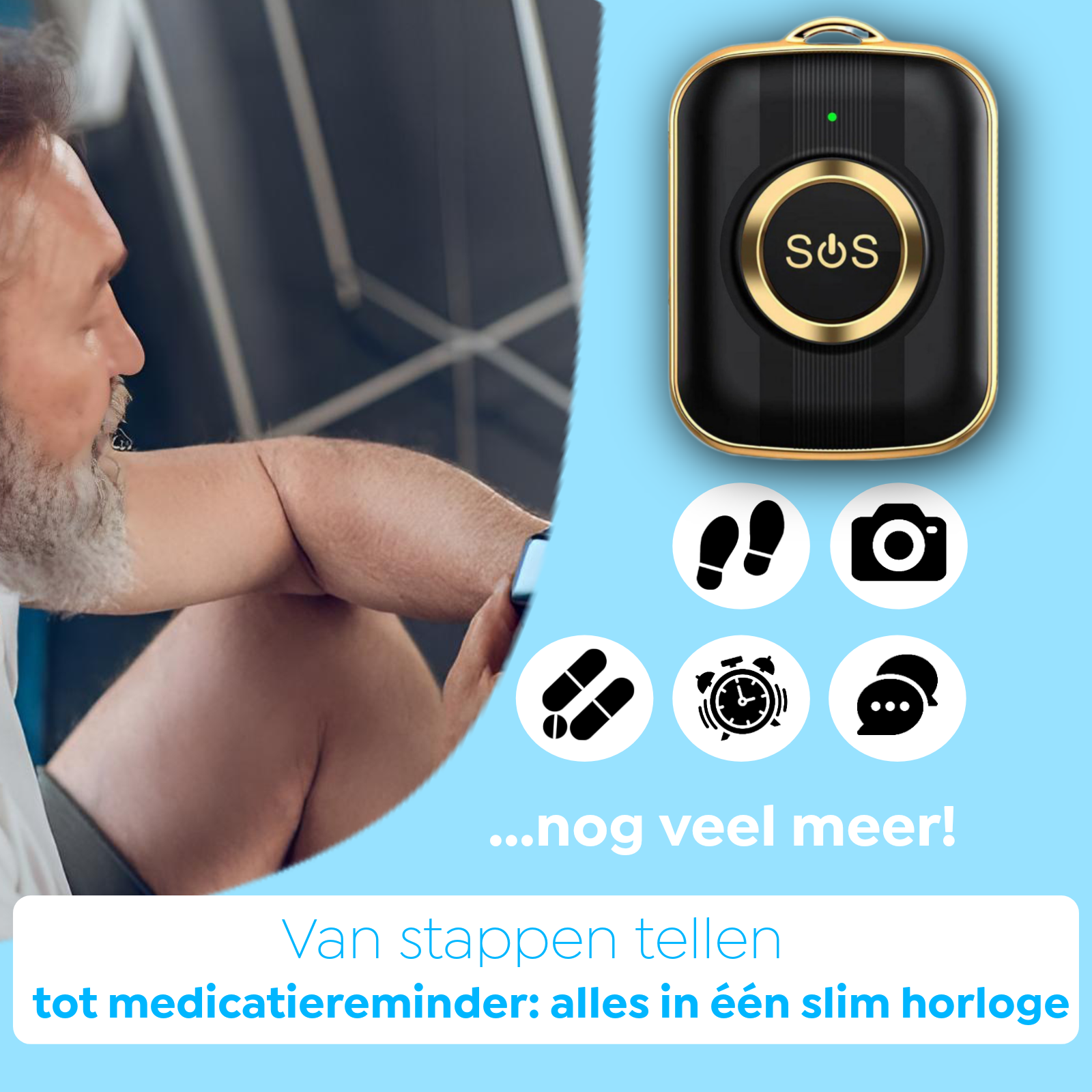 Wiesba WB77S senior SOS-knop