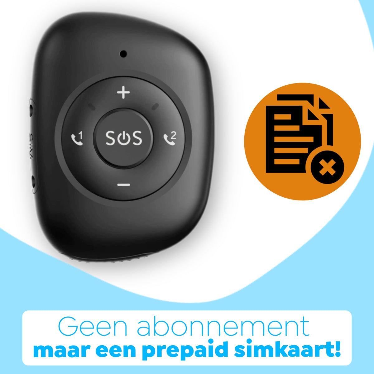 Bouton SOS senior Wiesba WB67S