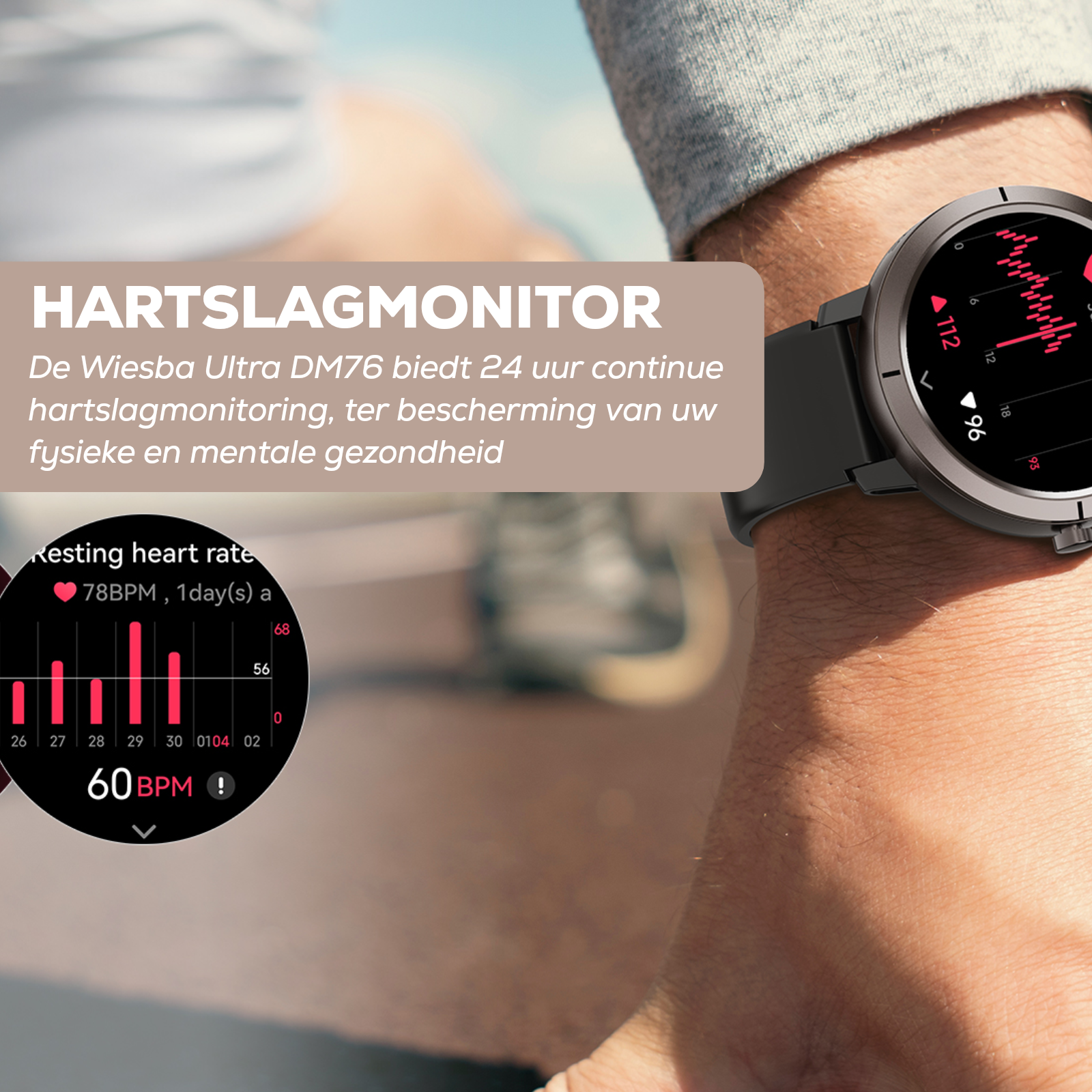 Wiesba Smartwatch Ultra-performance 76