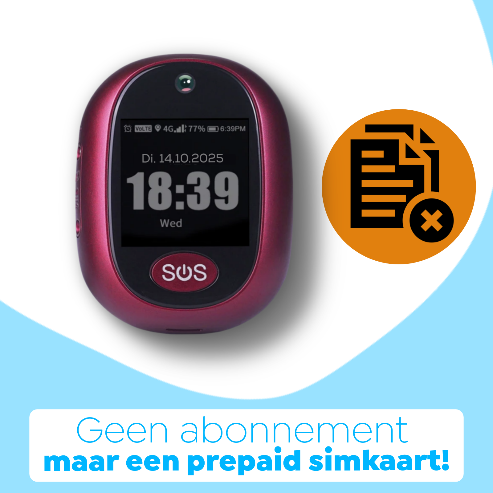 Wiesba WB63S senior SOS-knop