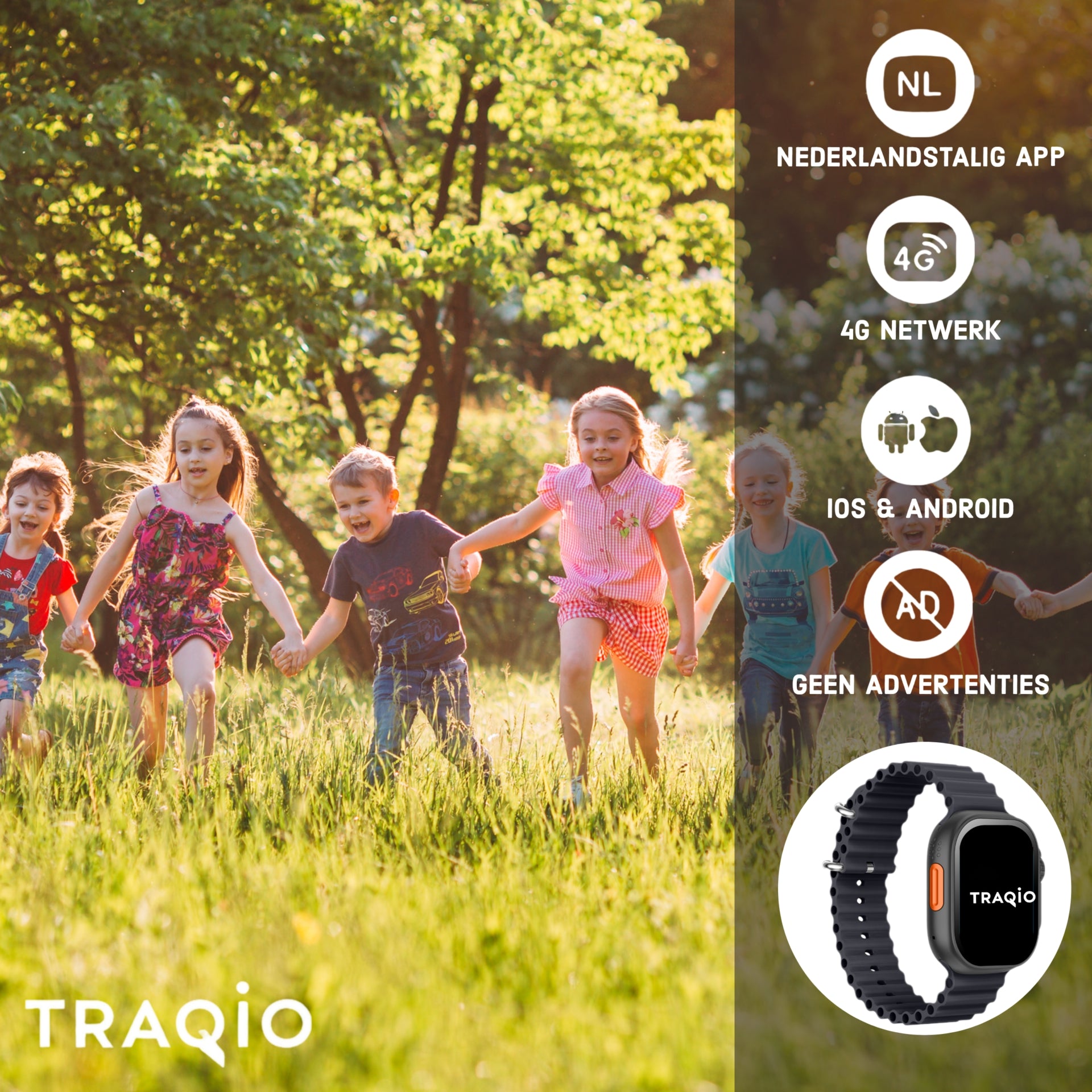 Traqio TRQ01 gps kindersmartwatch
