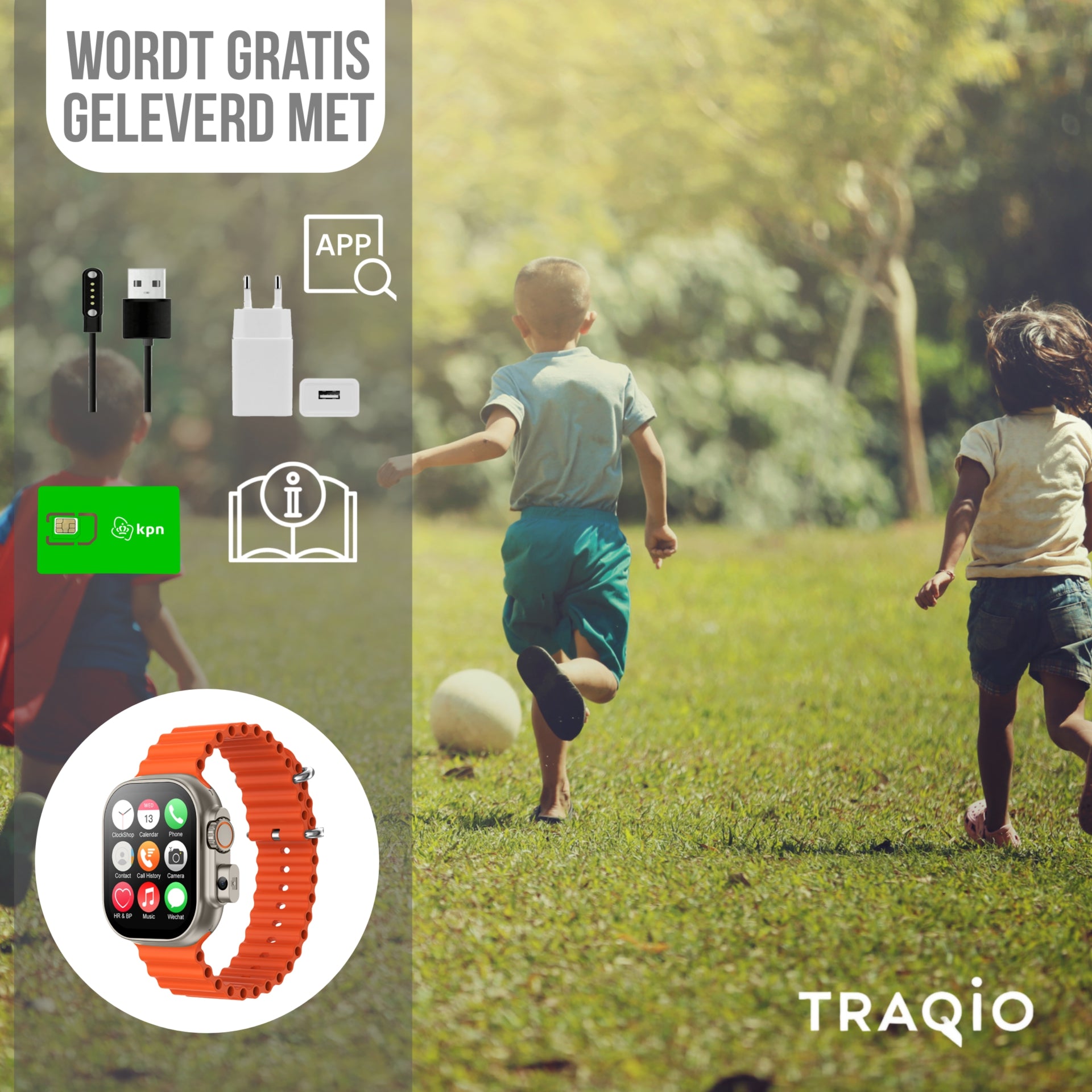 Traqio TRQ01 gps kindersmartwatch