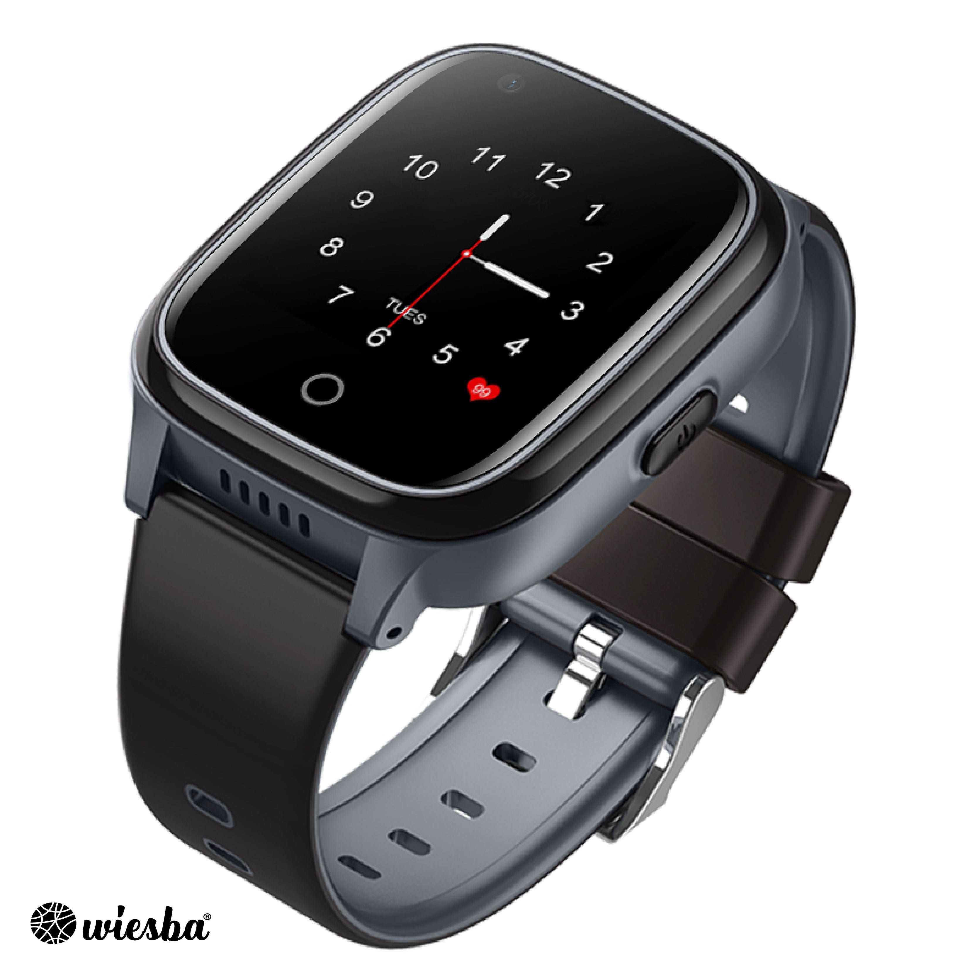 Zwart 4G GPS Smartwatch met een mooie look