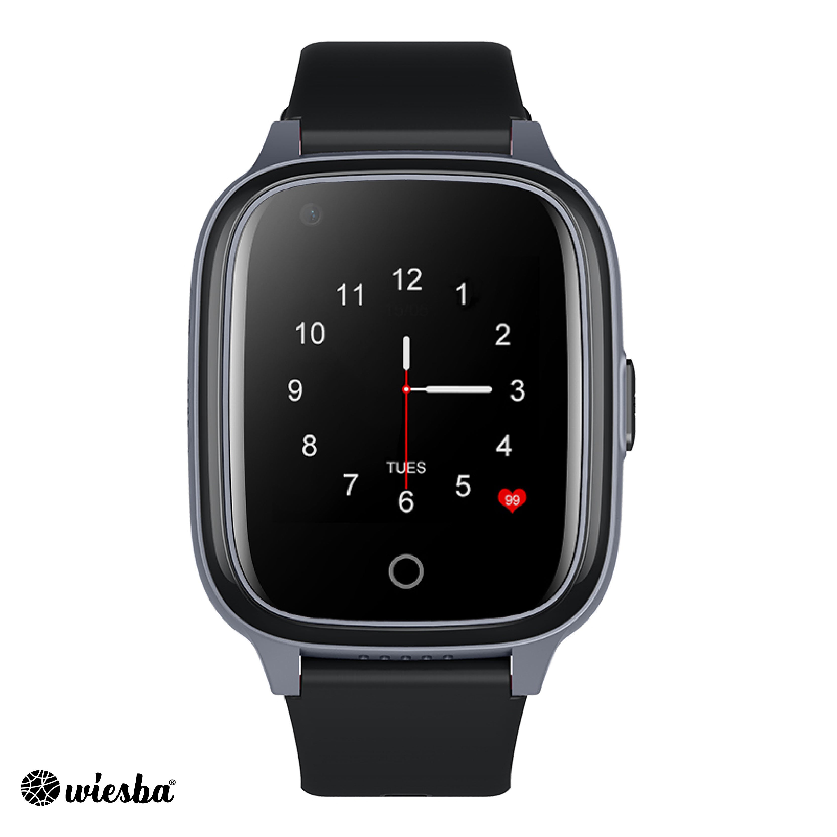 Zwart GPS Smartwatch 4G 