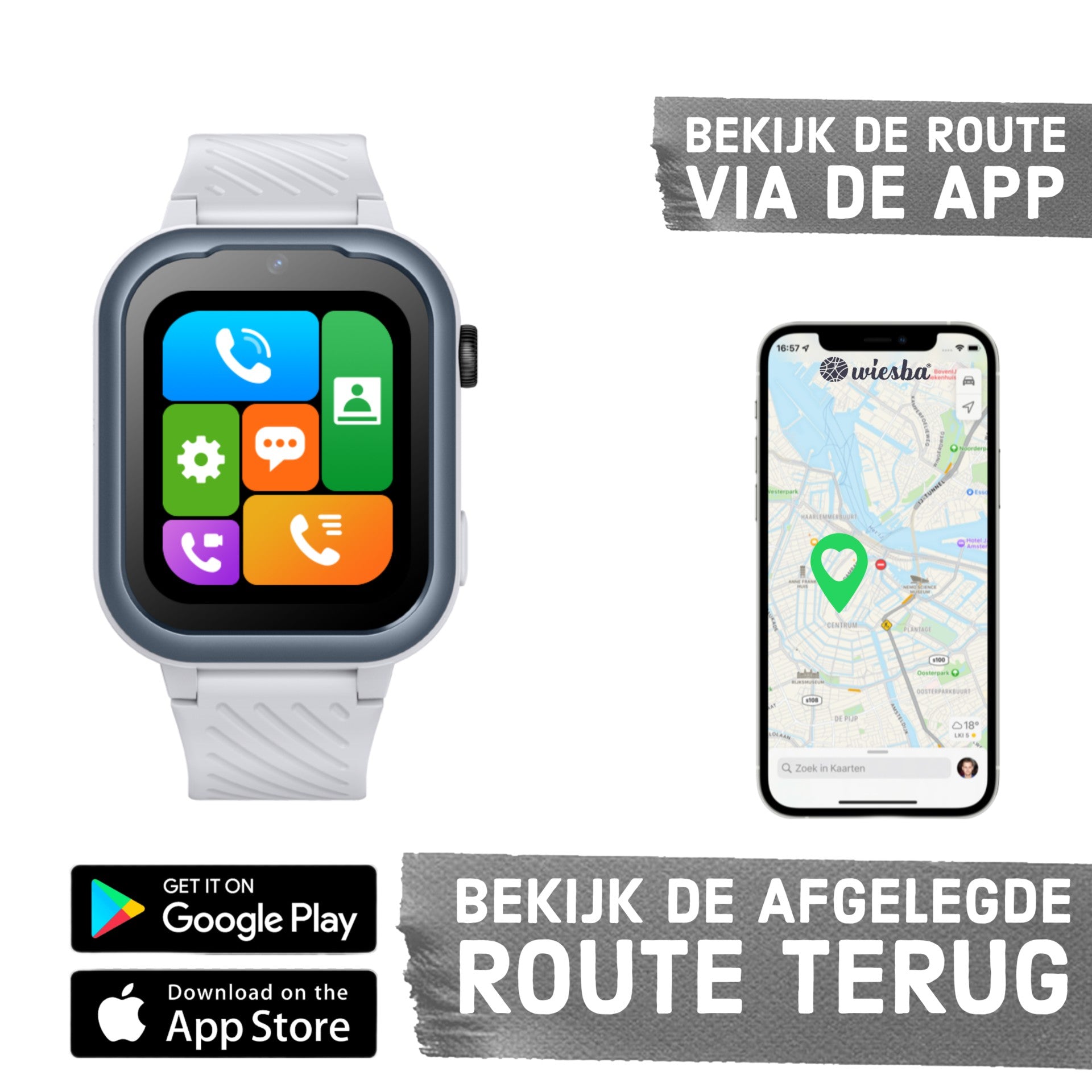 Montre intelligente pour enfants GPS Wiesba WB39