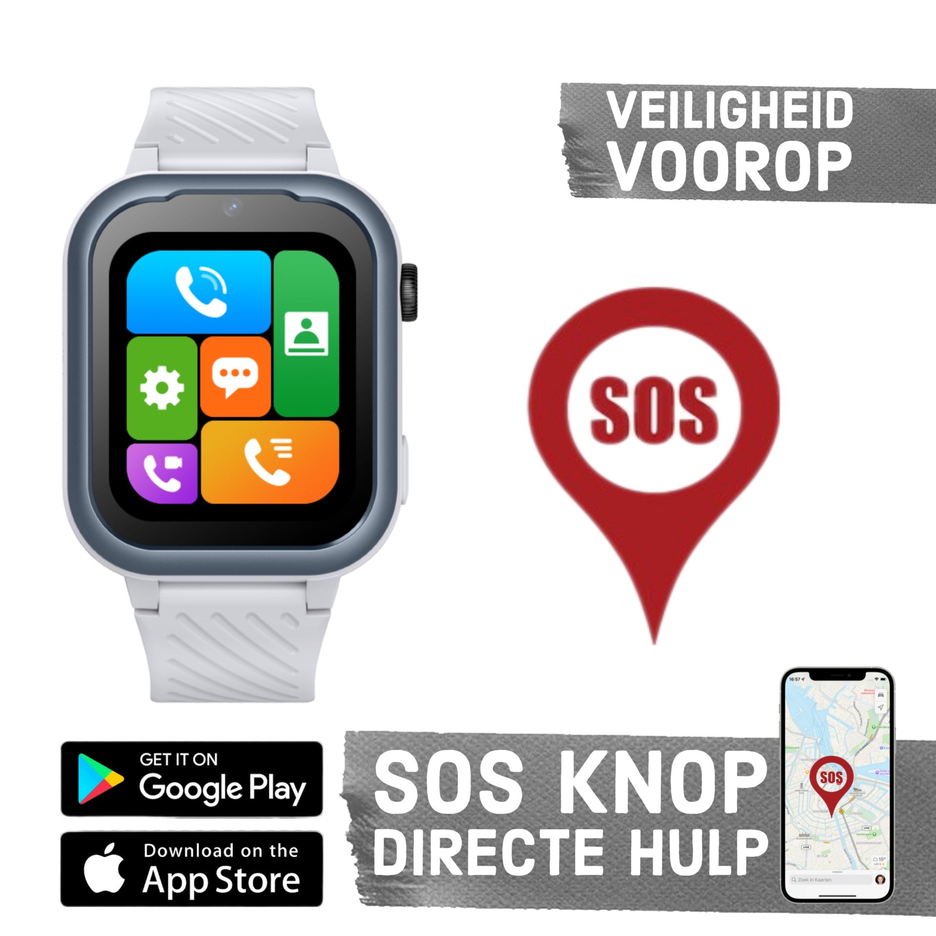 Montre intelligente pour enfants GPS Wiesba WB39