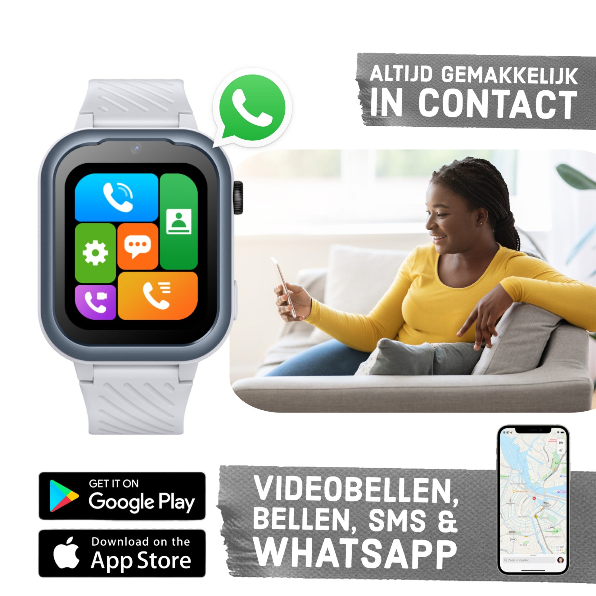 Montre intelligente pour enfants GPS Wiesba WB39