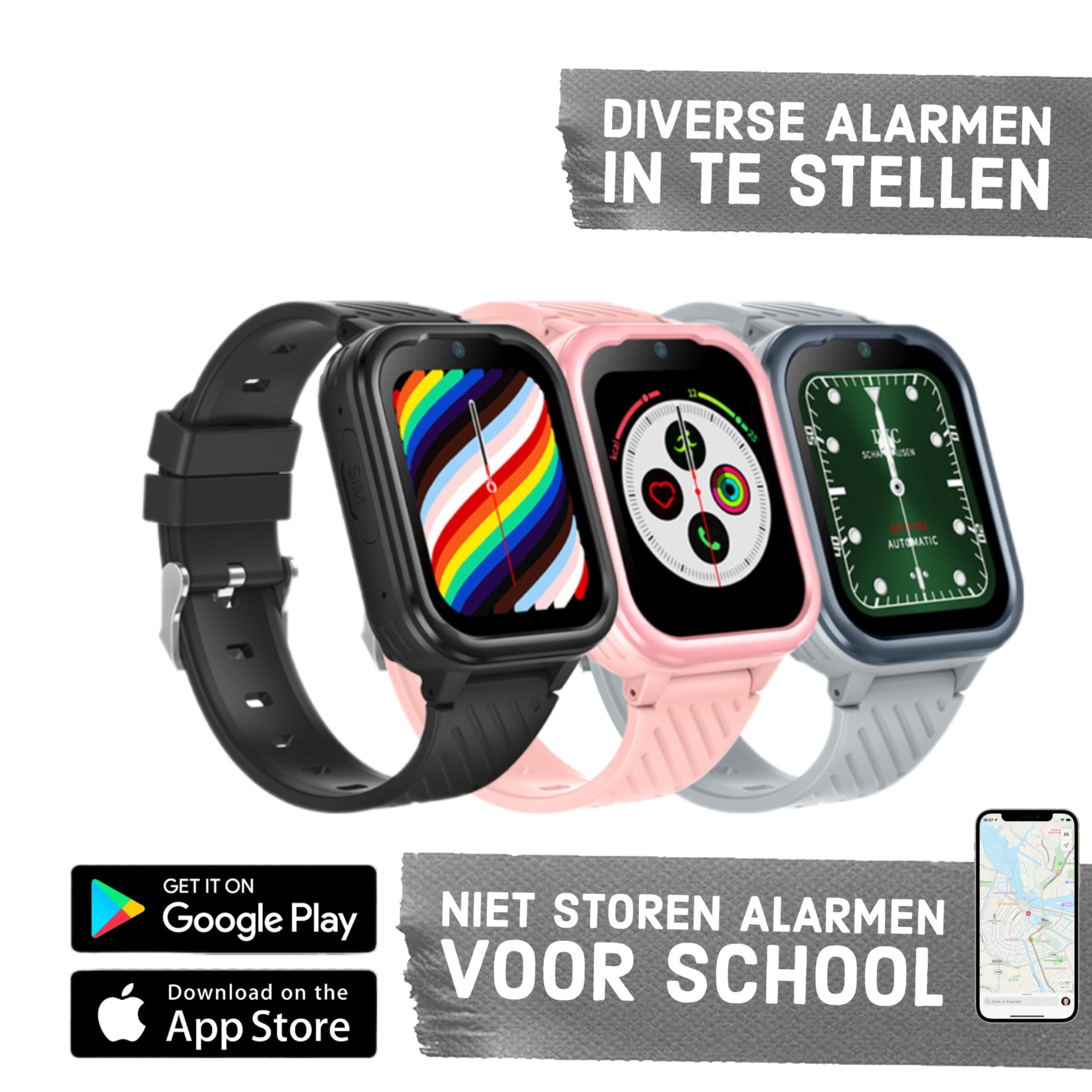 Montre intelligente pour enfants GPS Wiesba WB39