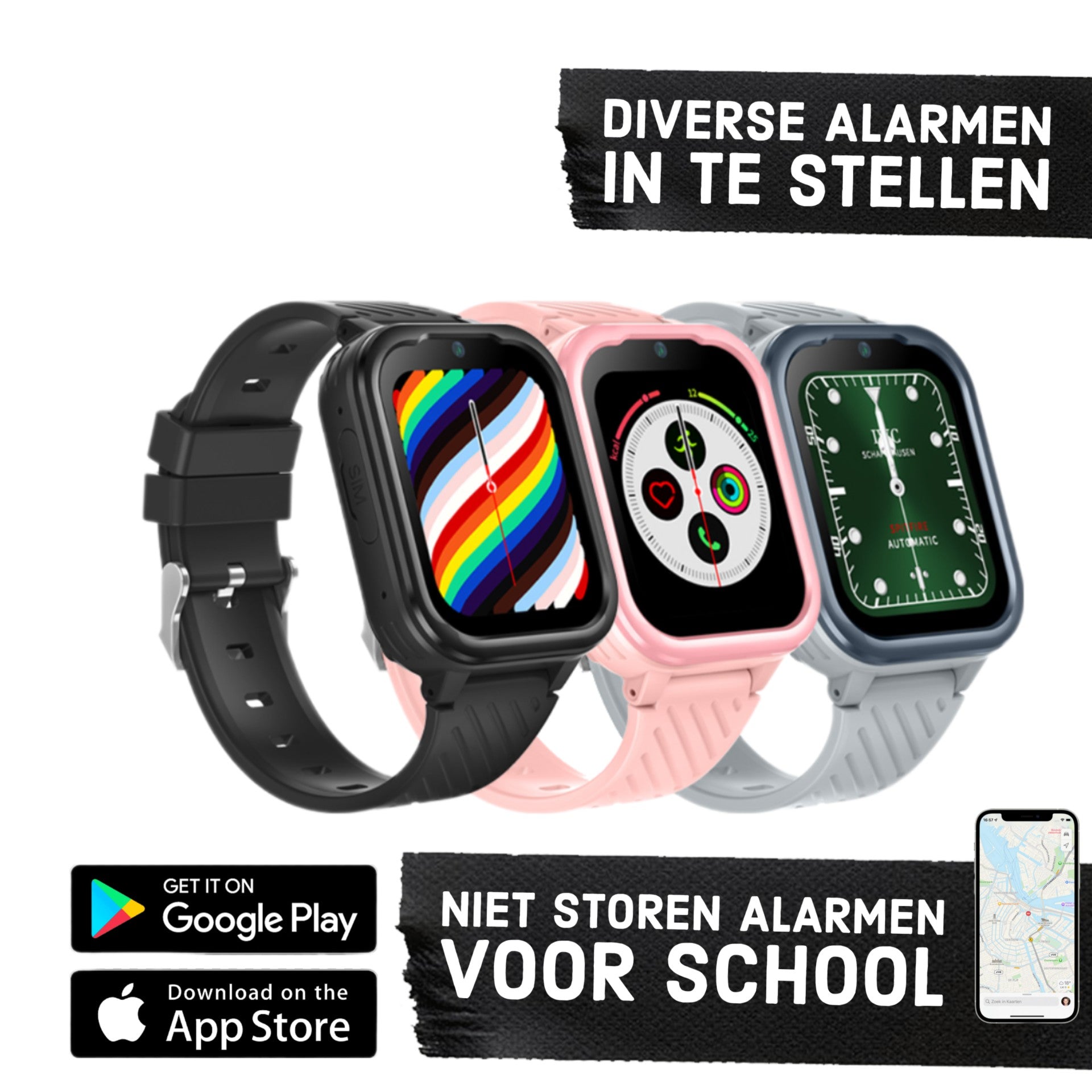 Montre intelligente pour enfants GPS Wiesba WB39