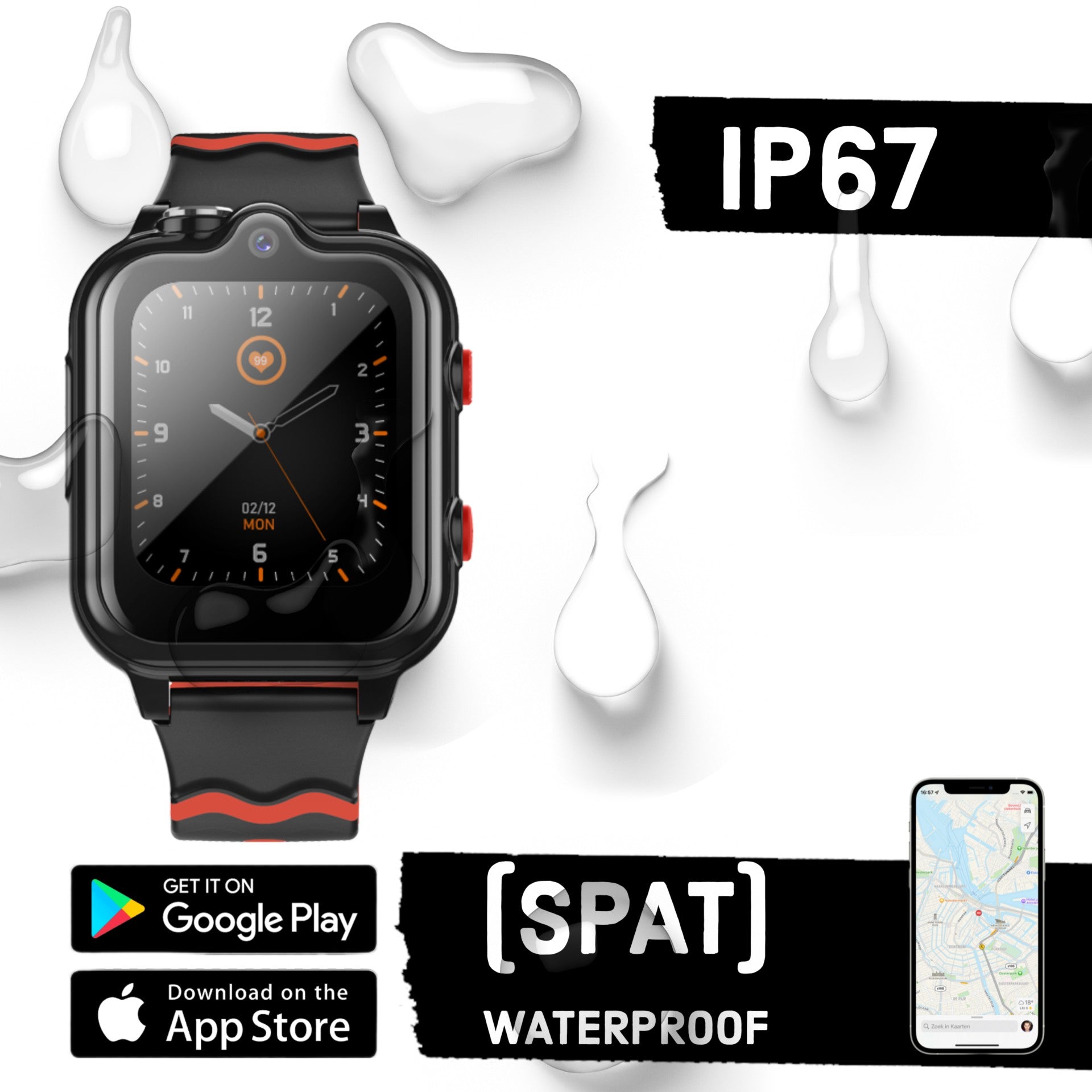 Montre intelligente pour enfants GPS Wiesba WB35