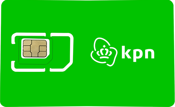 KPN prepaid simkaart T.W.V. €10 prepaid