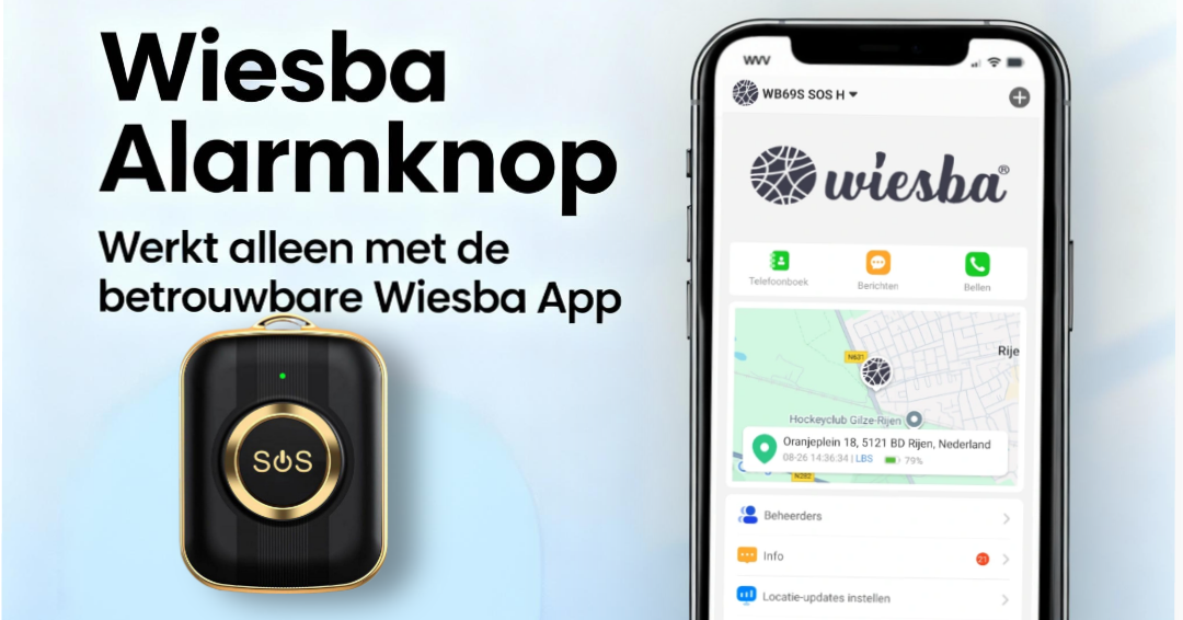 Wiesba Alarmknop – Altijd Veilig met de Betrouwbare Wiesba App