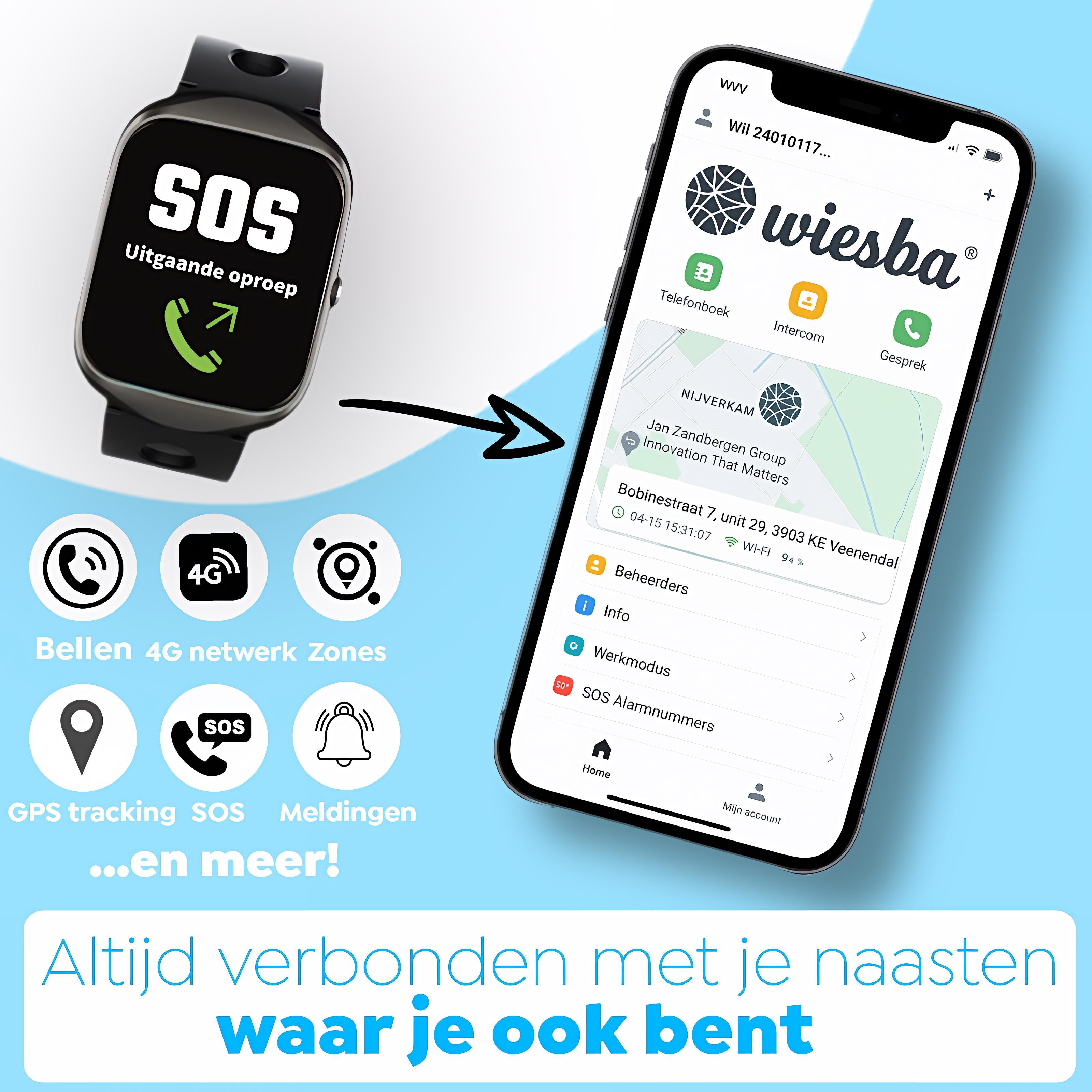 Wiesba WB33S senior smartwatch