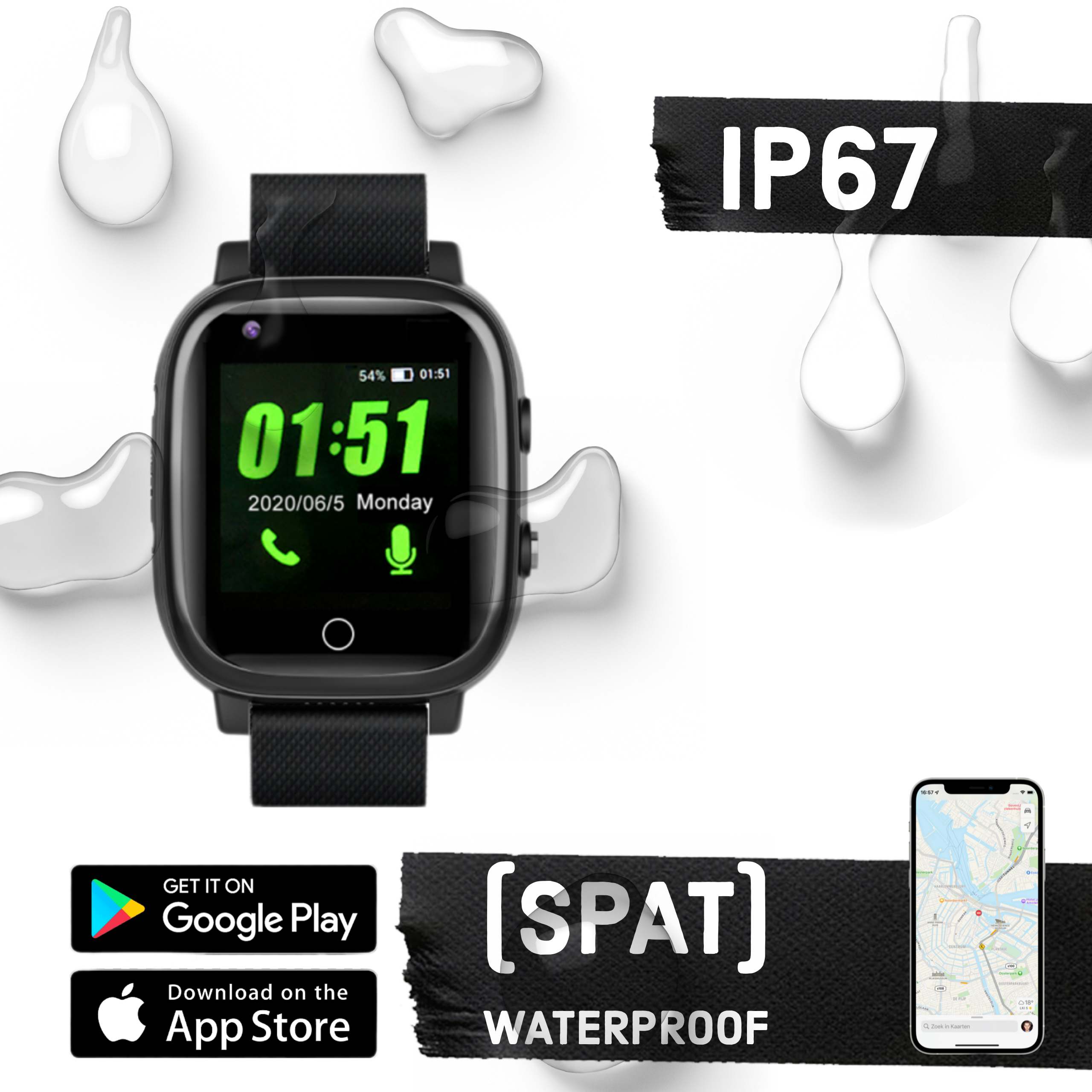 Wiesba WB5S senior smartwatch