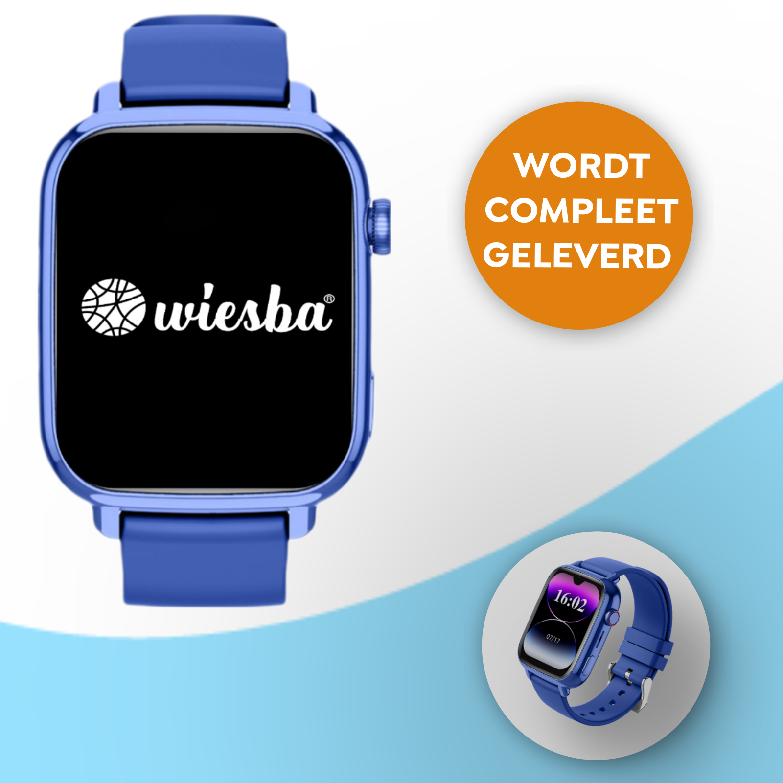 GPS horloge kind Wiesba WB13 Pro in gebruik met WhatsApp en SOS