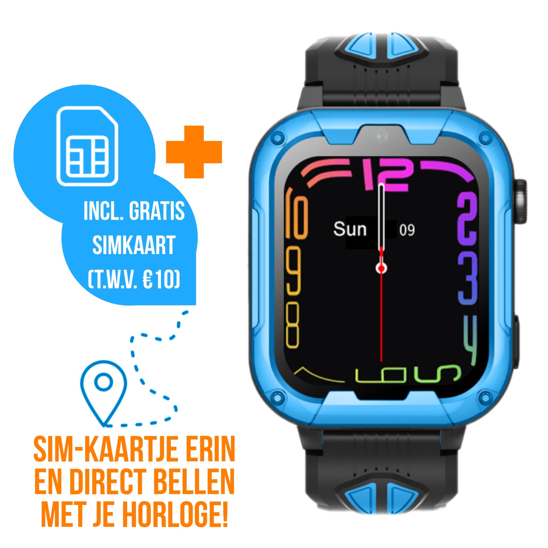 Kinderhorloge met best sale gps en bellen