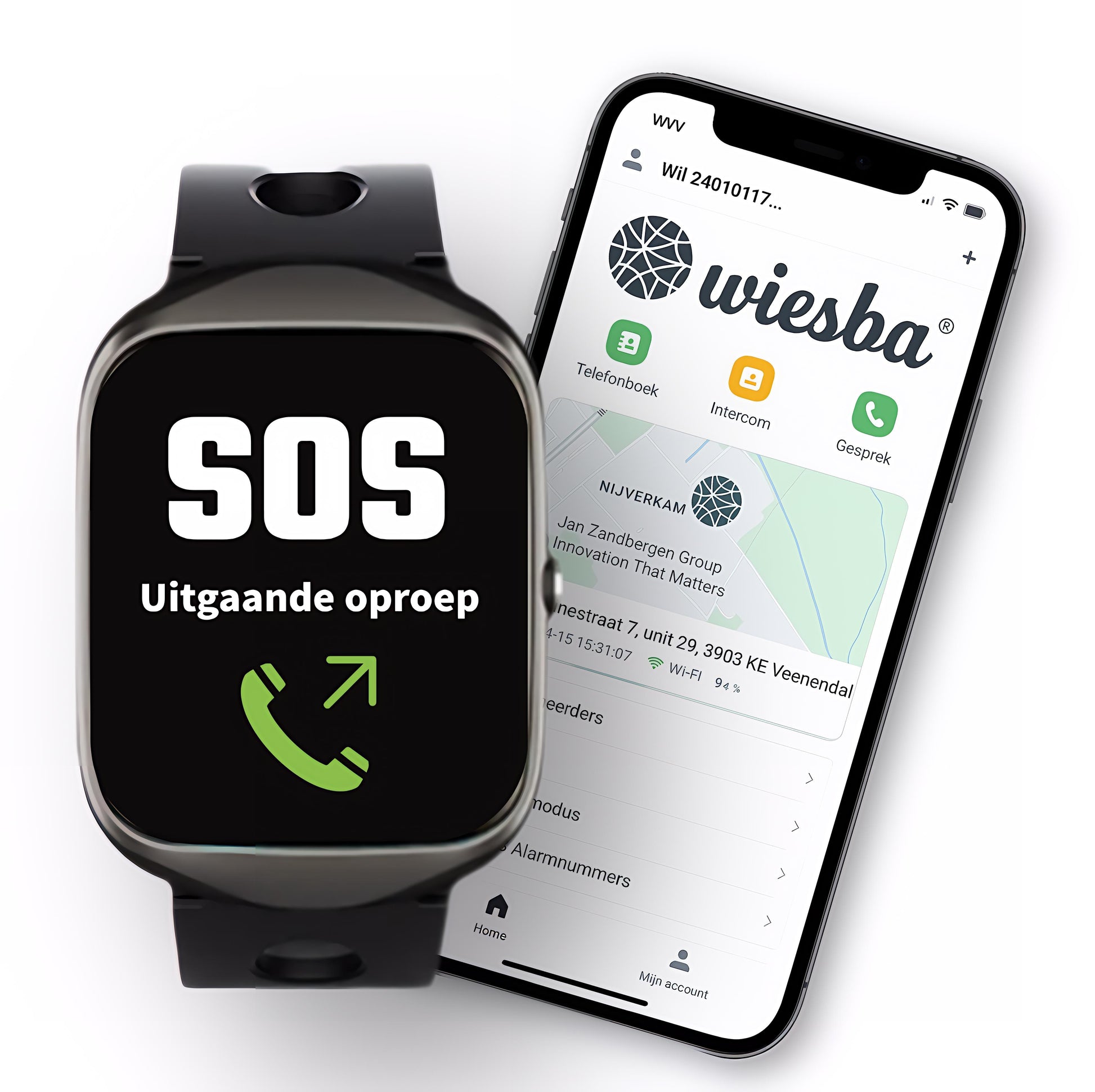 zorghorloge dementie met 4g en app