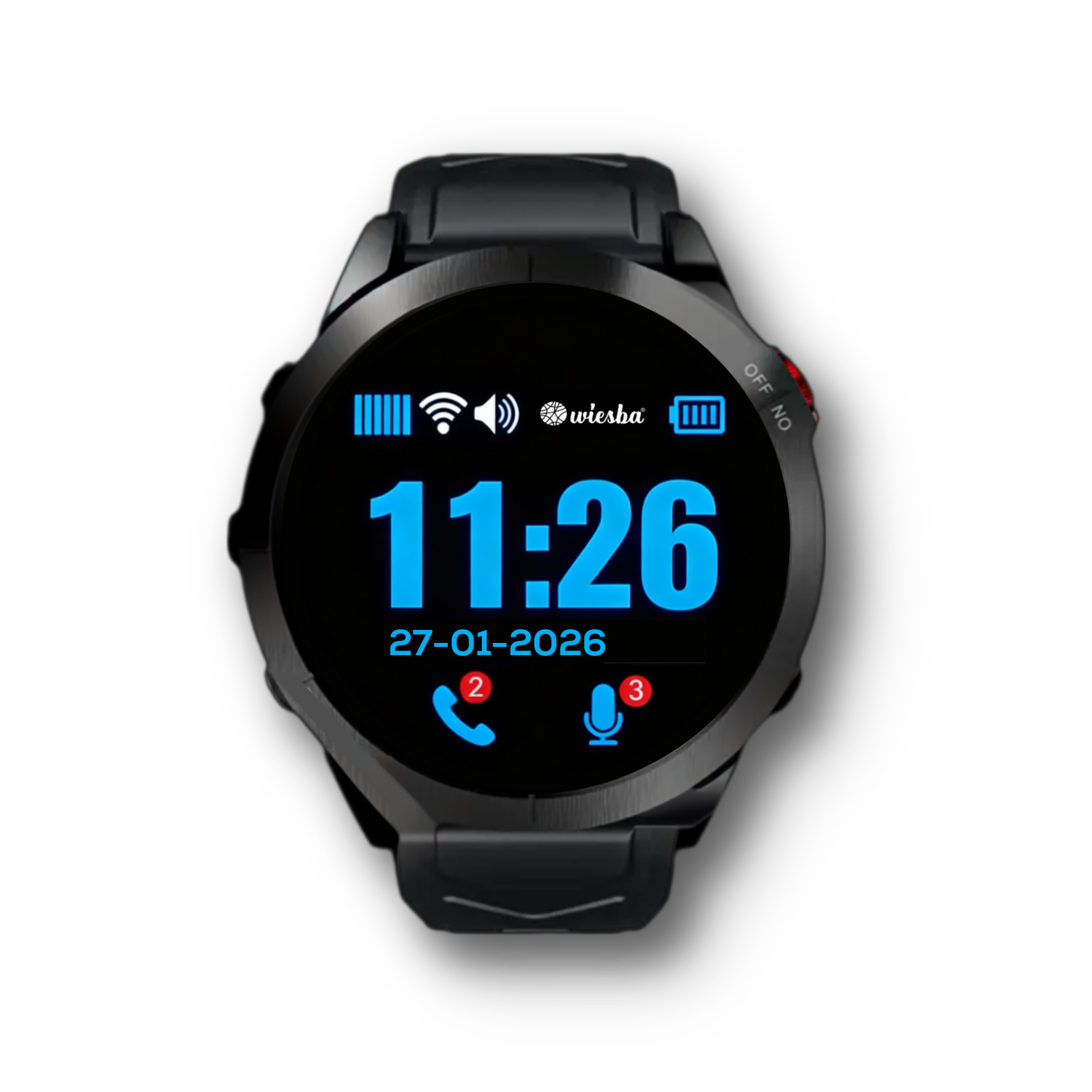 Wiesba WB57S SOS Horloge met valdetectie