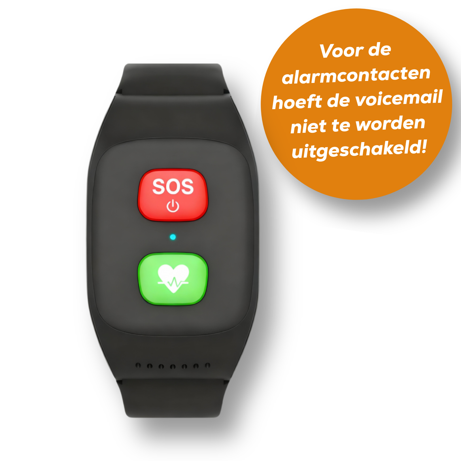 Wiesba WB69S GPS Alarmknop met valdetectie en zonder abonnement.