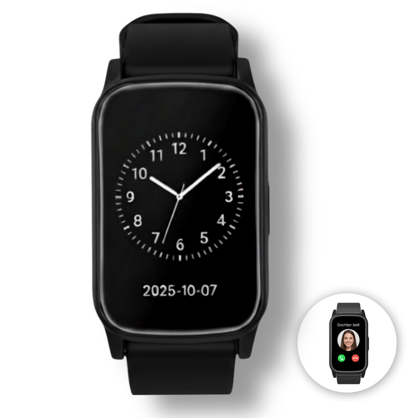 Wiesba GPS Horloge met SOS-knopen valdetectie