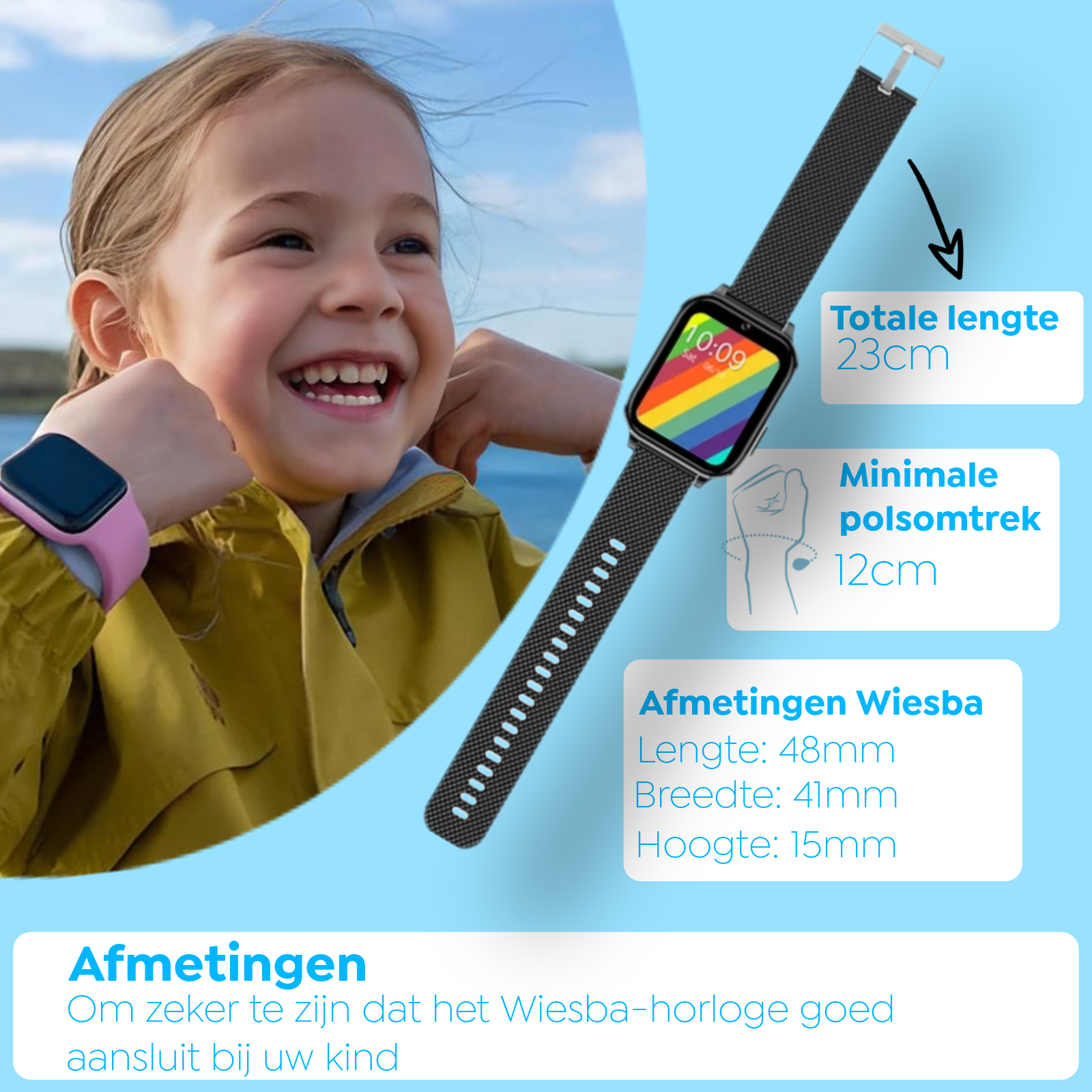 Wiesba WB5 GPS-Kinder-Smartwatch