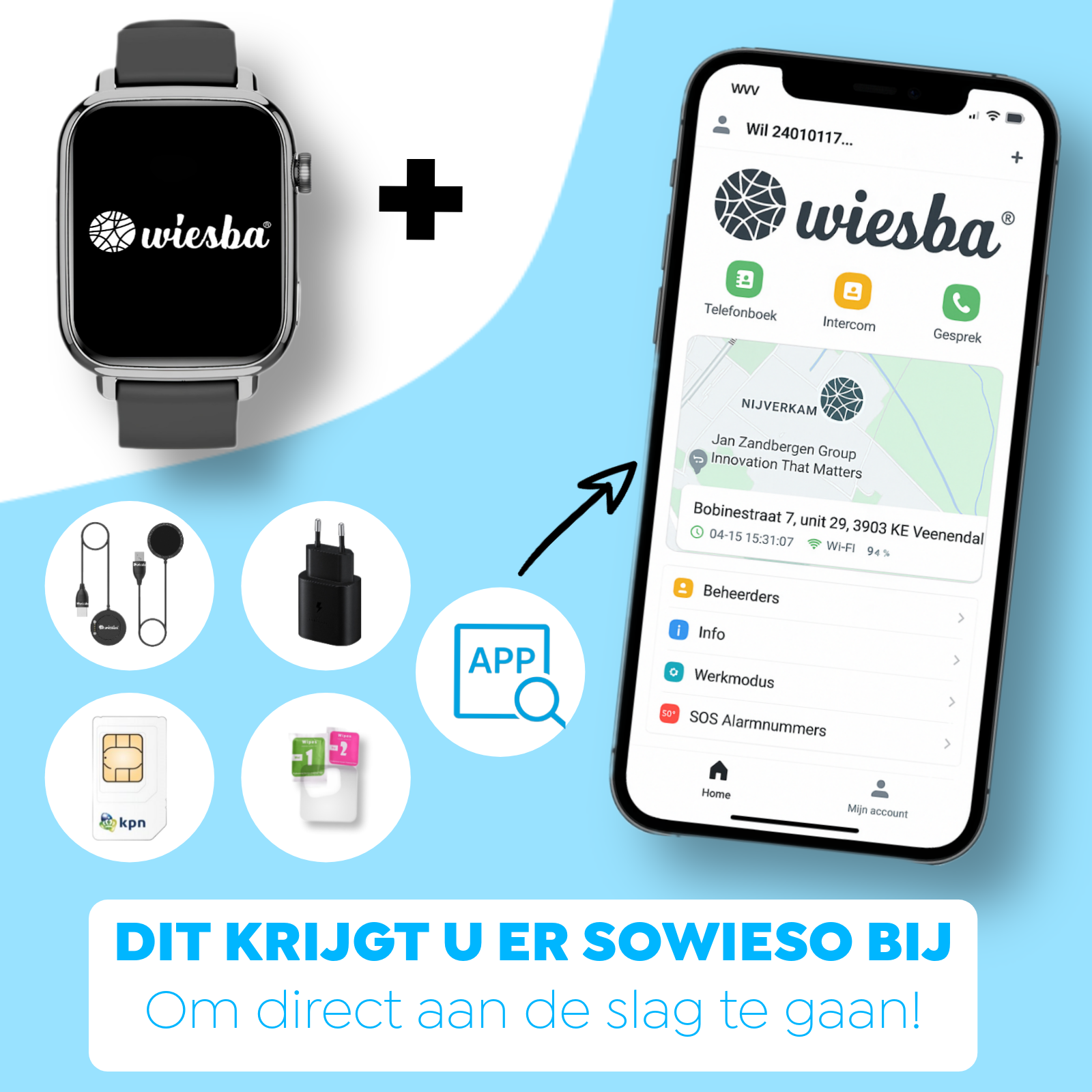 Wiesba WB13 gps kindersmartwatch