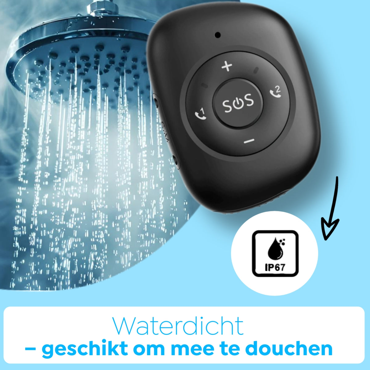 Bouton SOS senior Wiesba WB67S