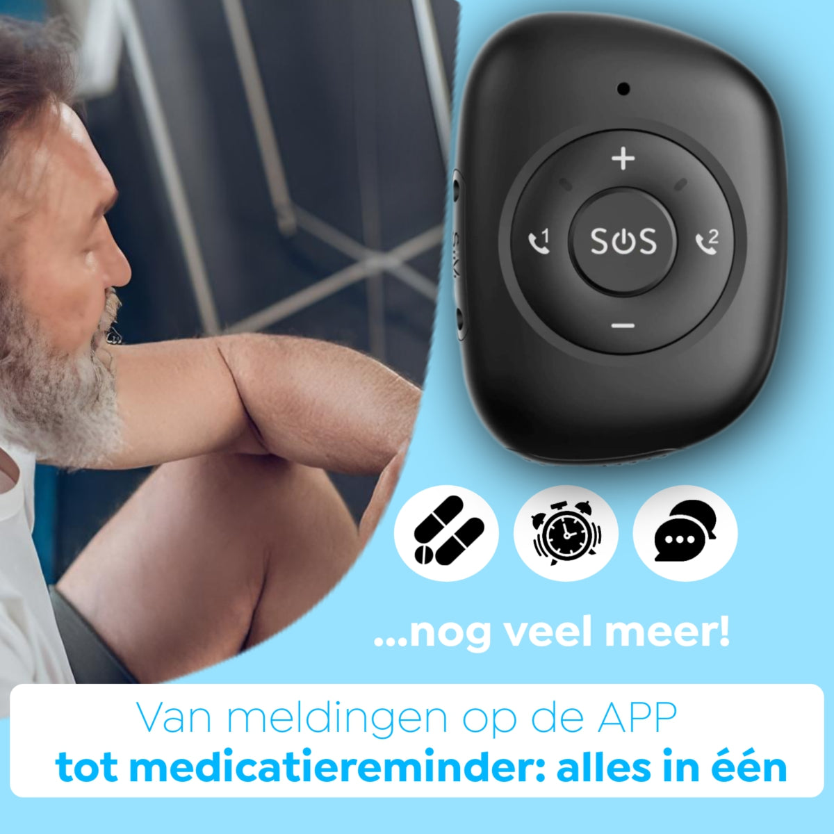 Bouton SOS senior Wiesba WB67S