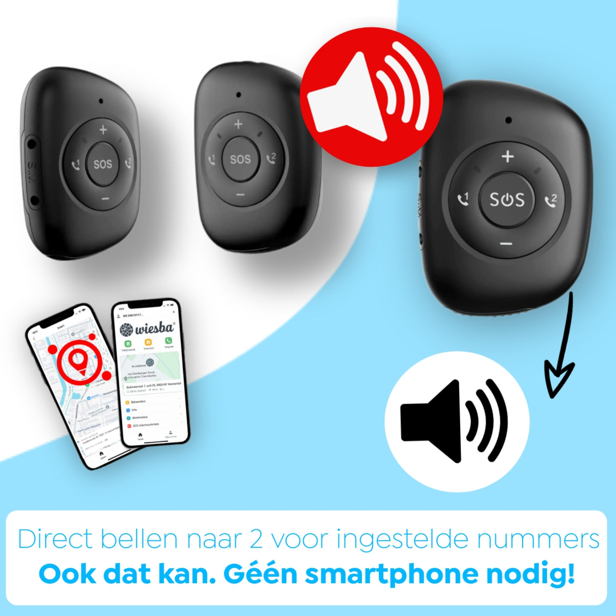Bouton SOS senior Wiesba WB67S