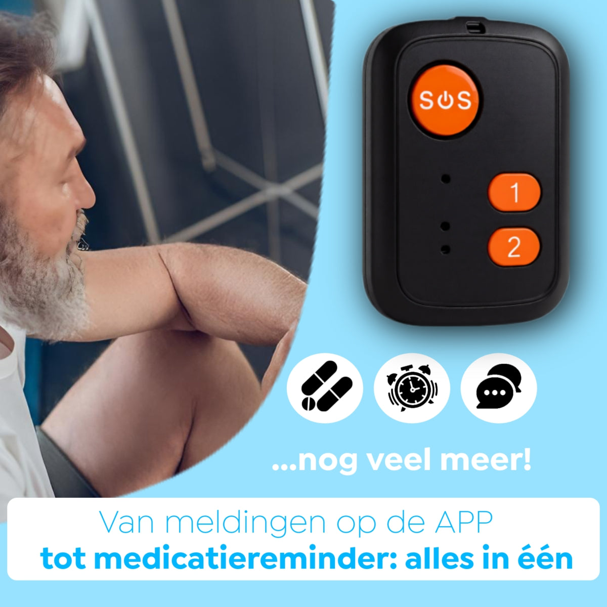 Wiesba WB72S senior SOS-knop