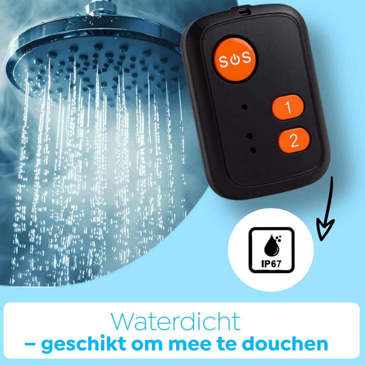 Wiesba WB72S senior SOS-knop
