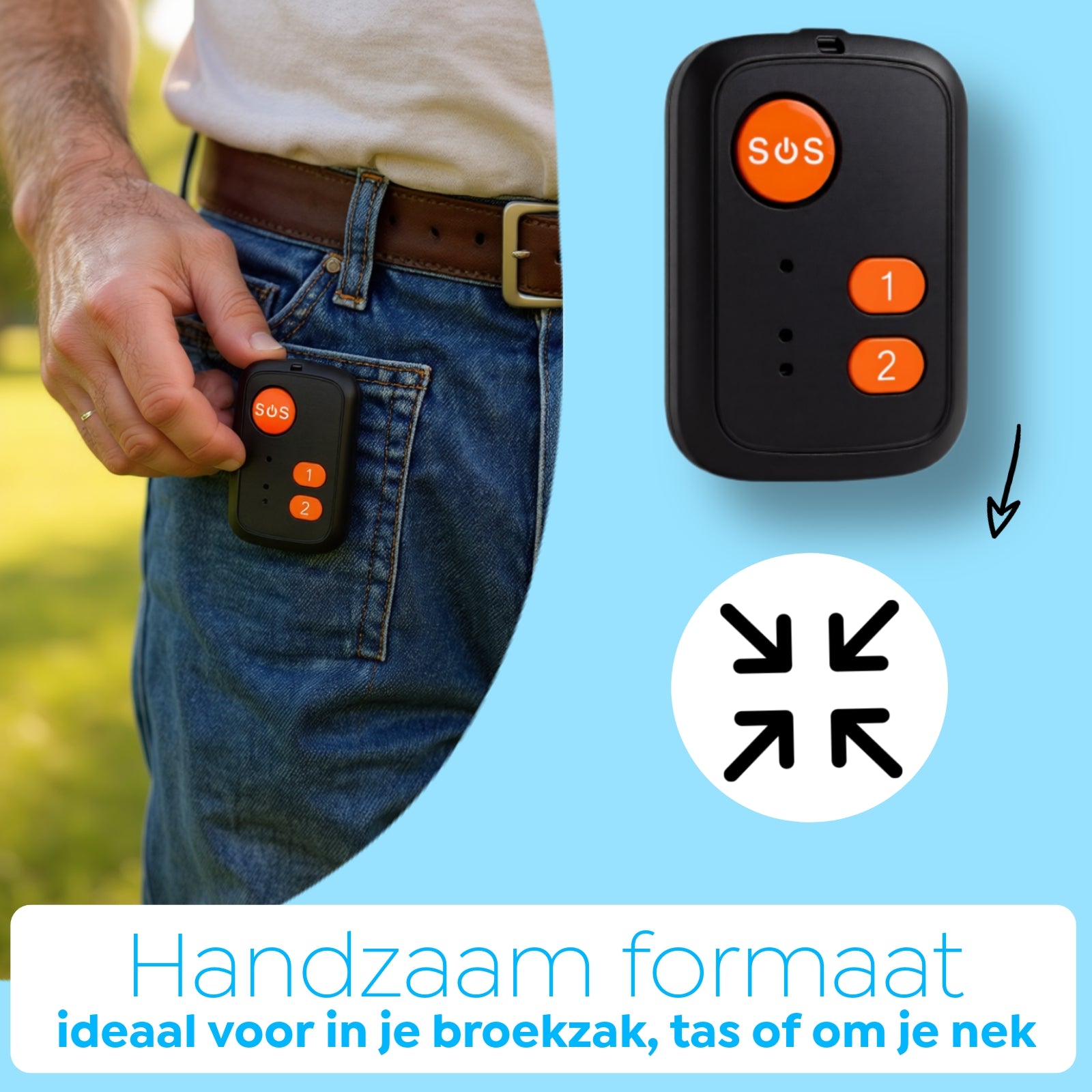 Wiesba WB72S senior SOS-knop