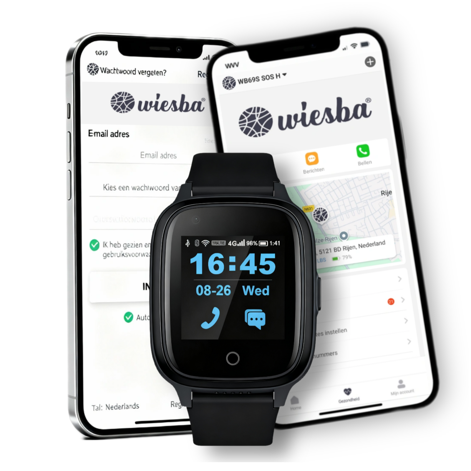 Wiesba WB32A senior Horloge