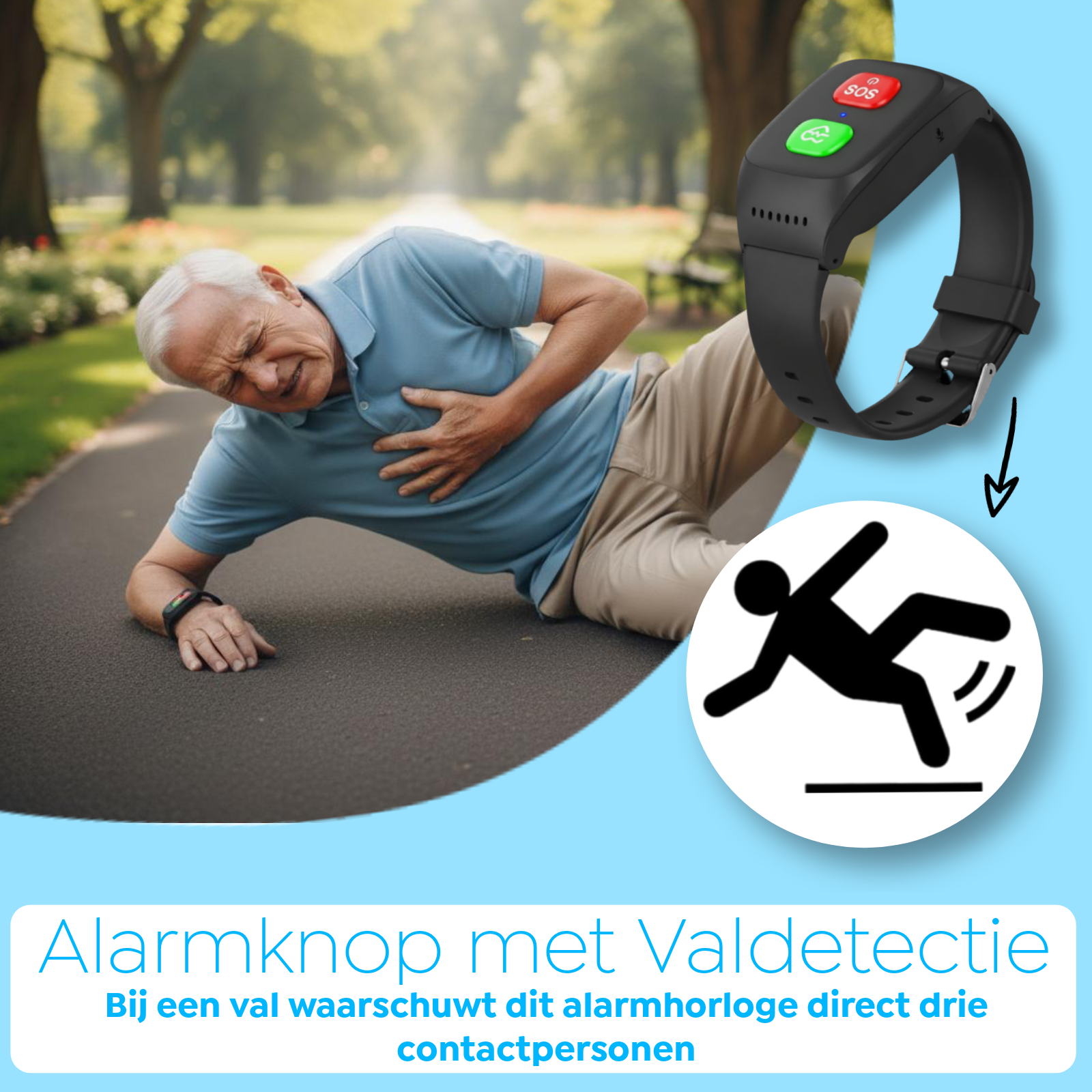 Wiesba WB69S Senioren-Smartwatch