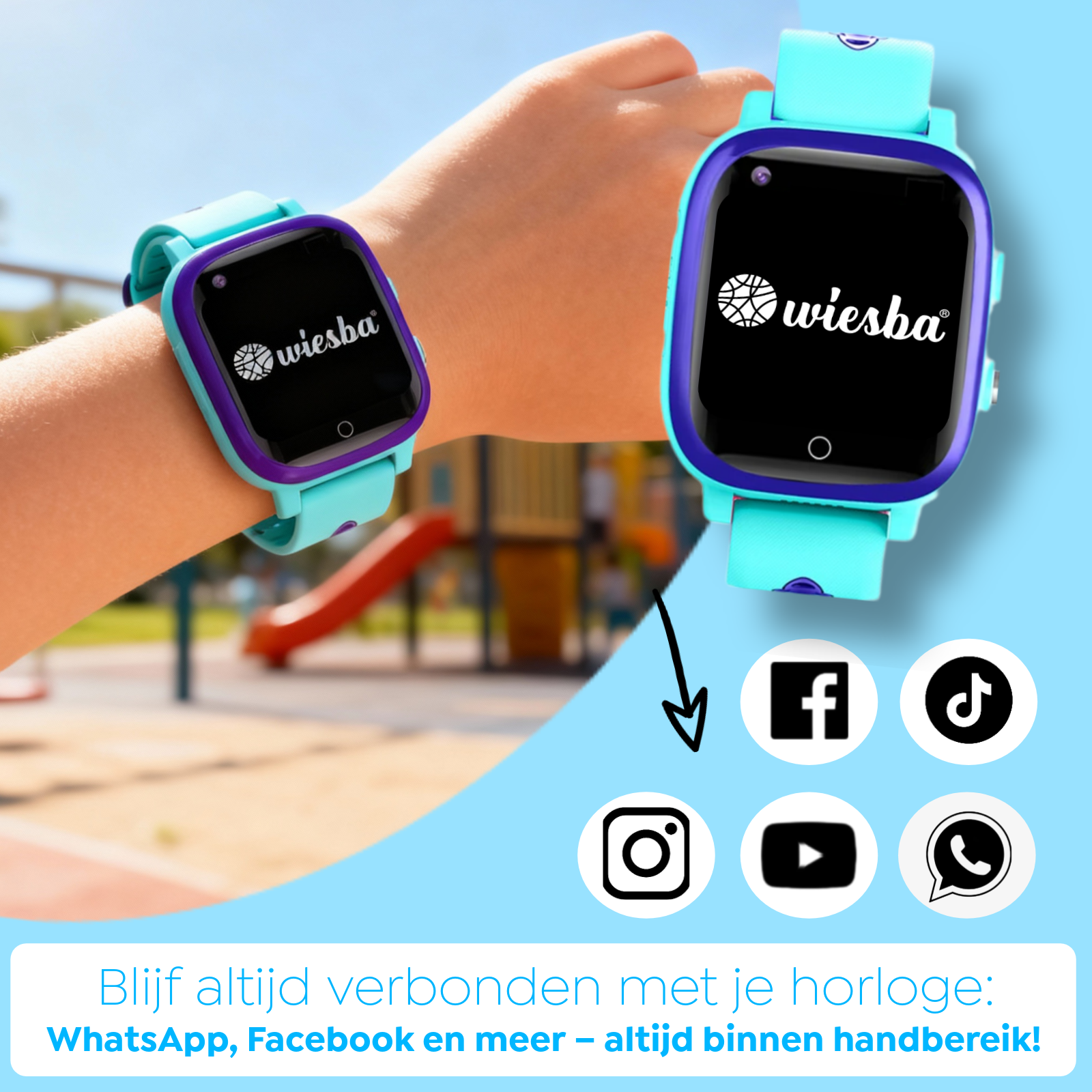 Wiesba WB15 gps kindersmartwatch