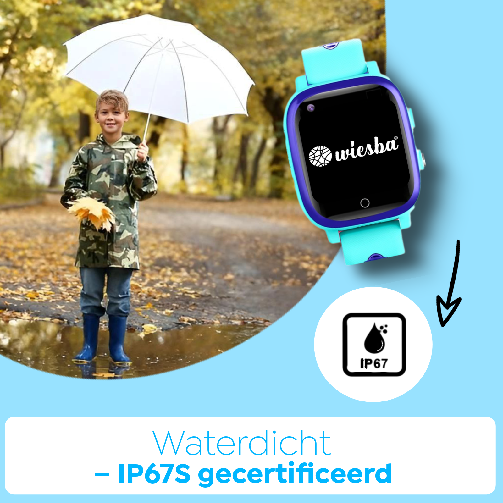 Wiesba WB15 gps kindersmartwatch