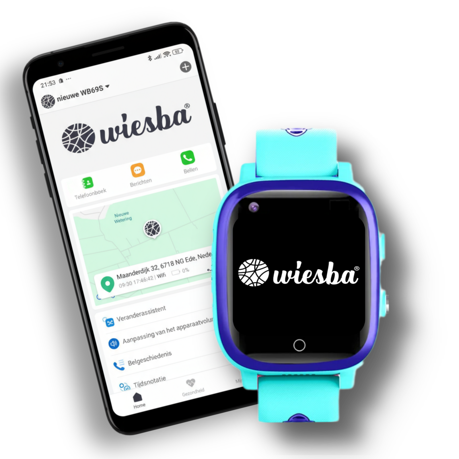 Wiesba WB15 gps kindersmartwatch