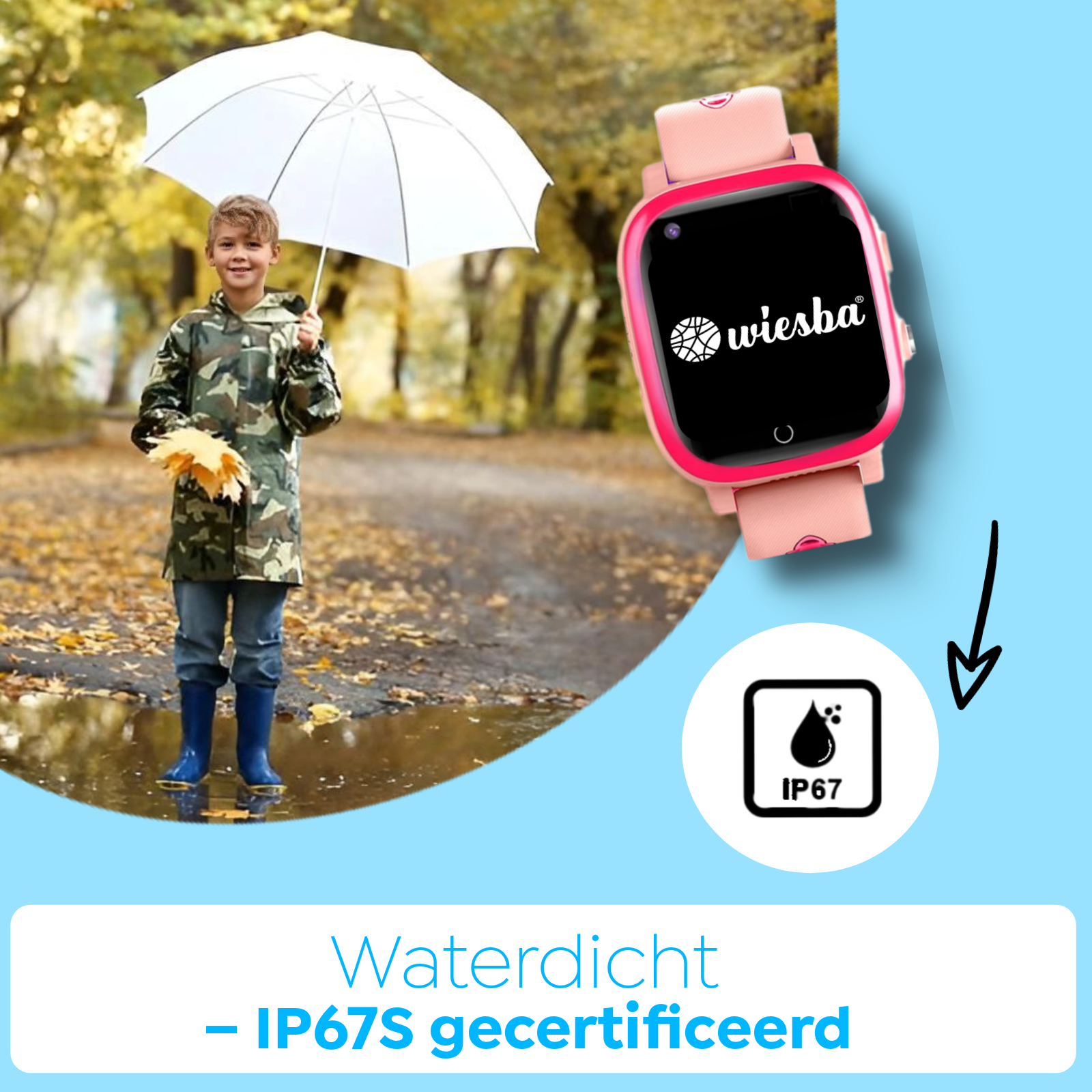 Wiesba WB15 gps kindersmartwatch