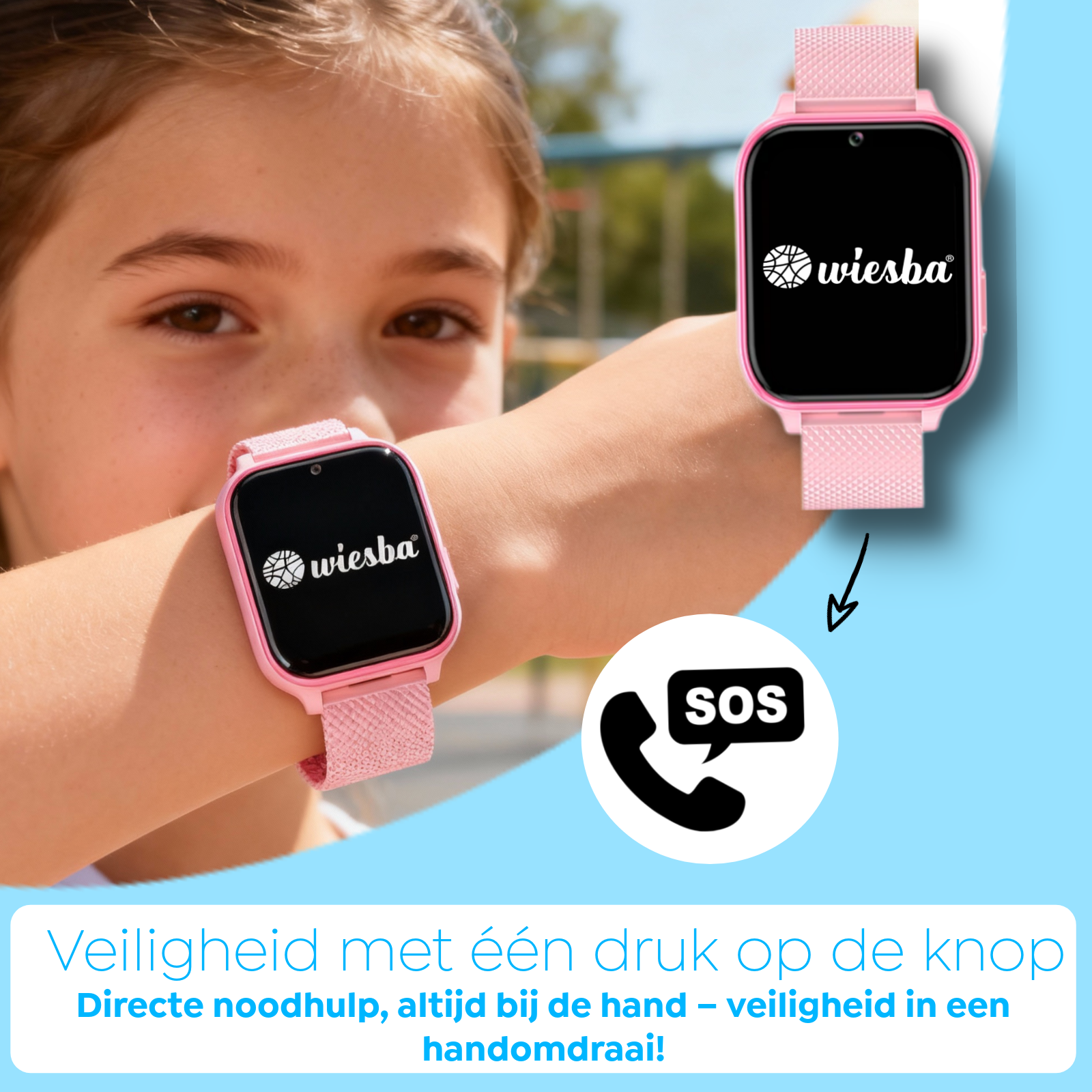 Wiesba WB5 gps kindersmartwatch